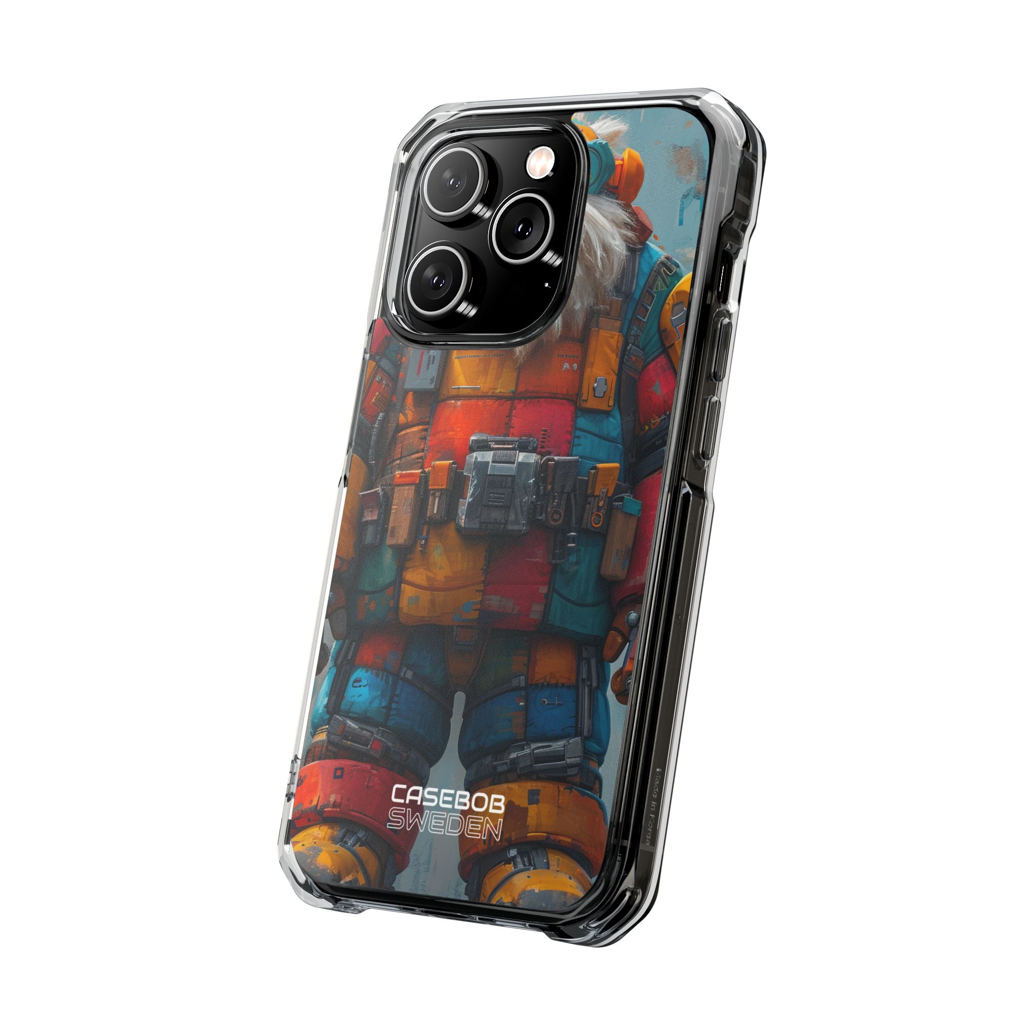 Whimsical Robot Wanderer iPhone 14 - Impact Clear+
