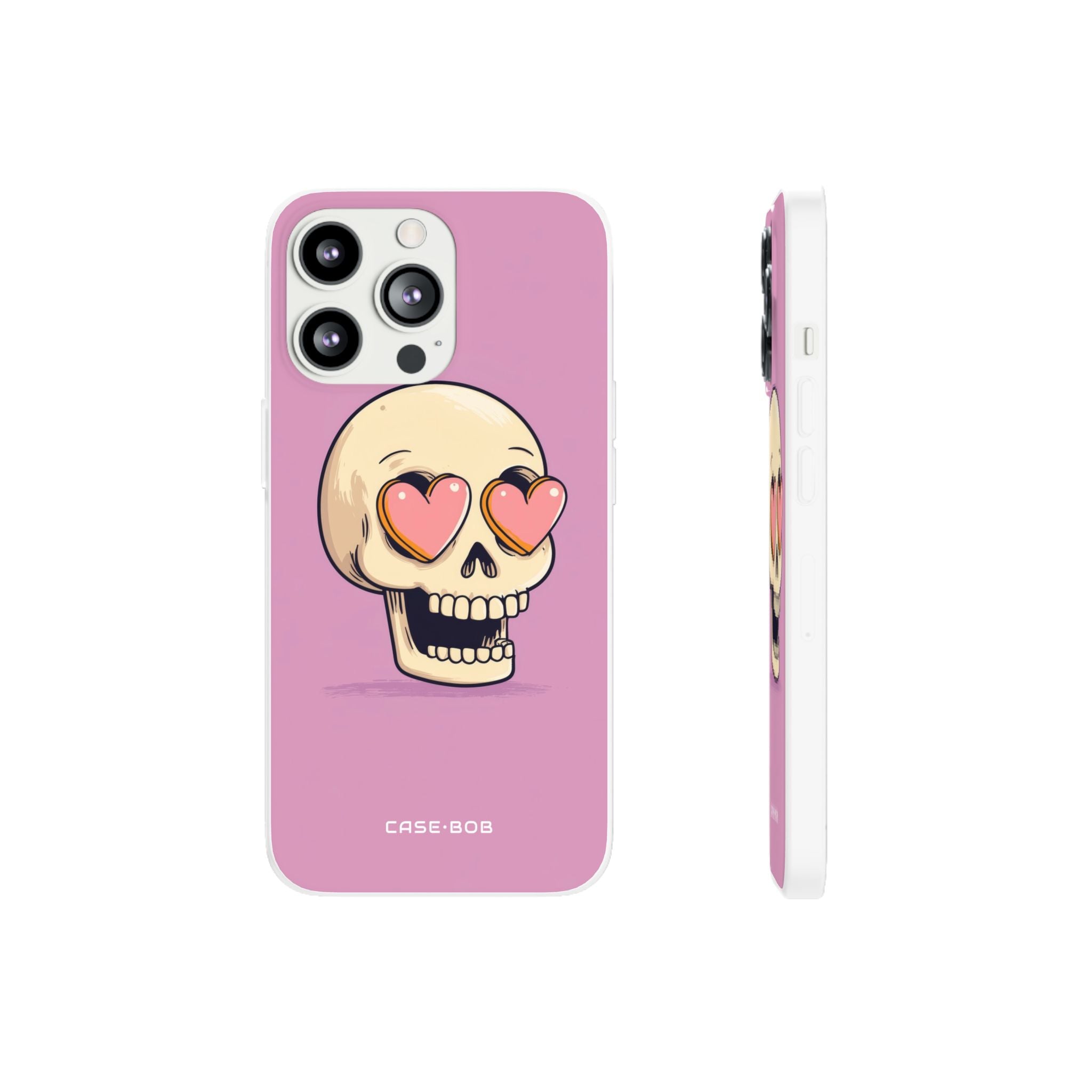 Heart Eyed Skull iPhone 13 Pro - Soft