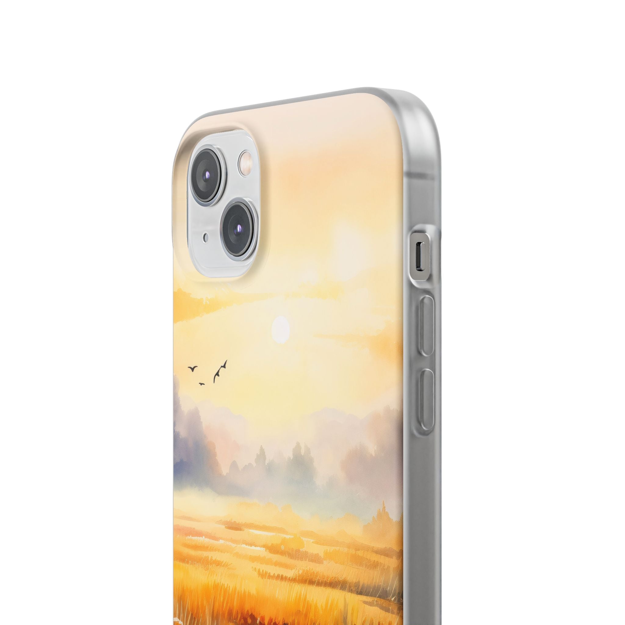 Glowing Sunrise iPhone 14 Plus Case - Soft