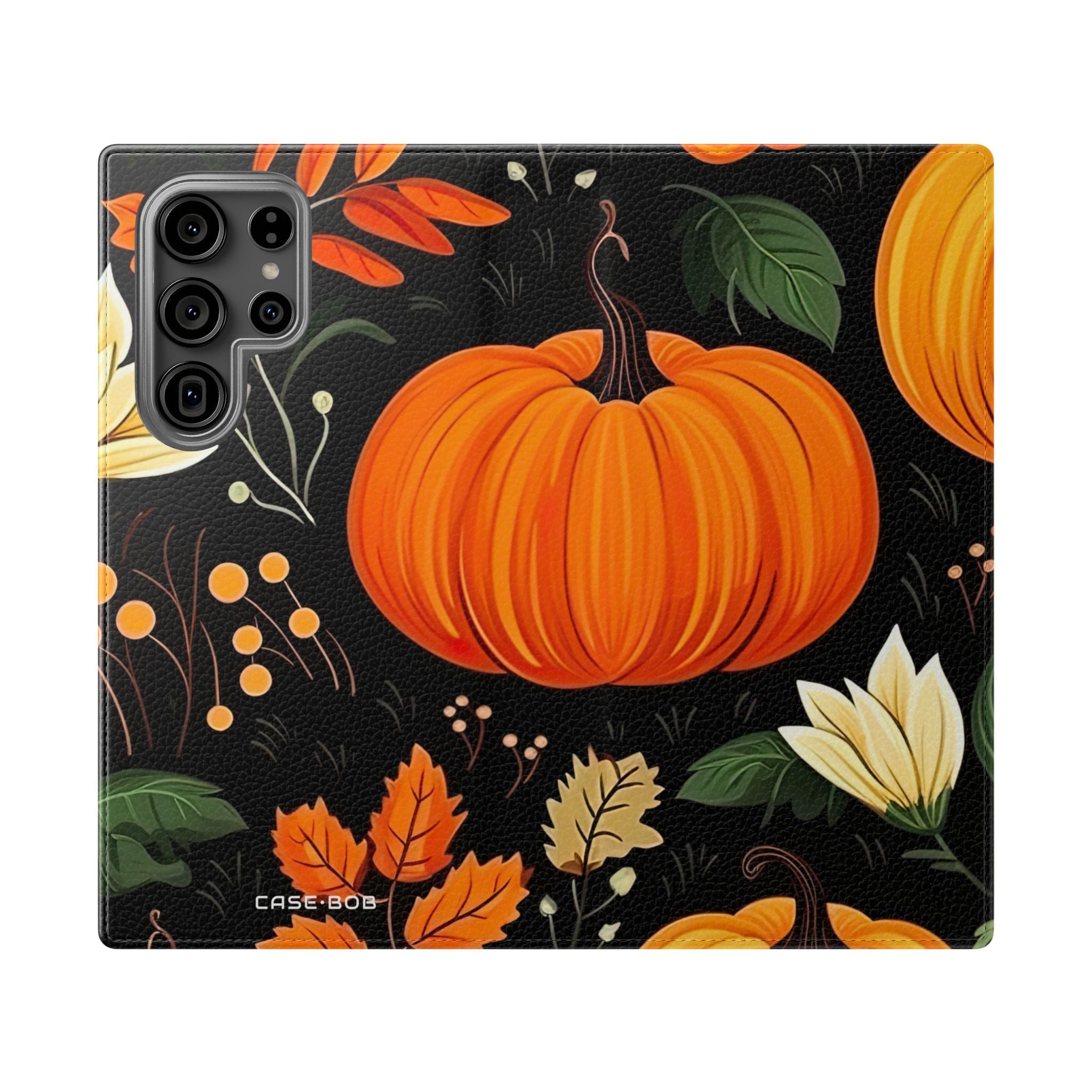 Pumpkin Glow - Samsung S23 Ultra Case - Wallet