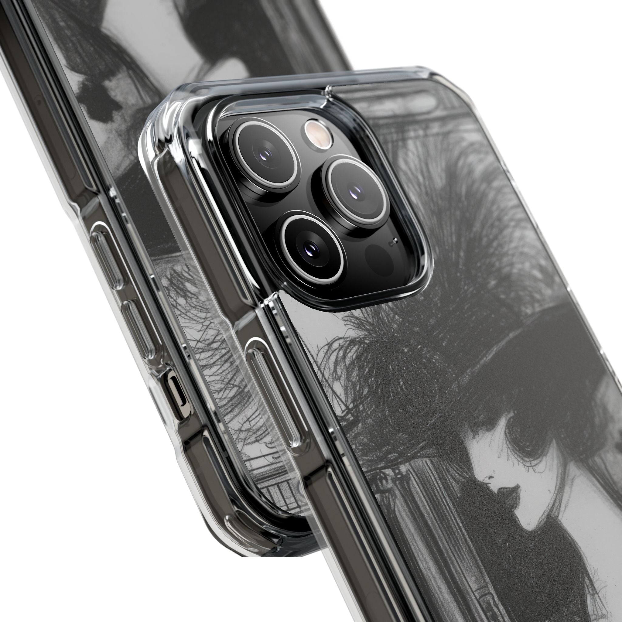 Vintage Feather Elegance iPhone 14 - Impact Clear+