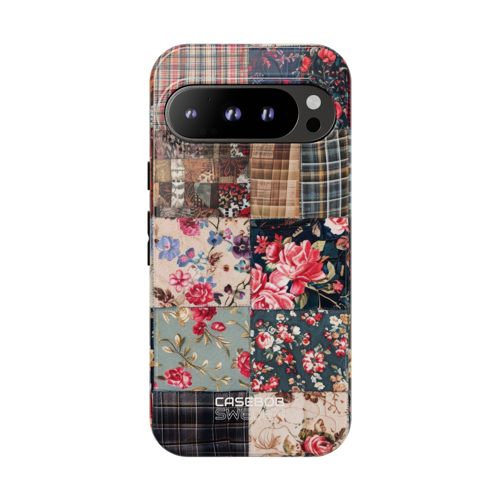 Patchwork Floral Quilt Google Pixel 9 - Tough