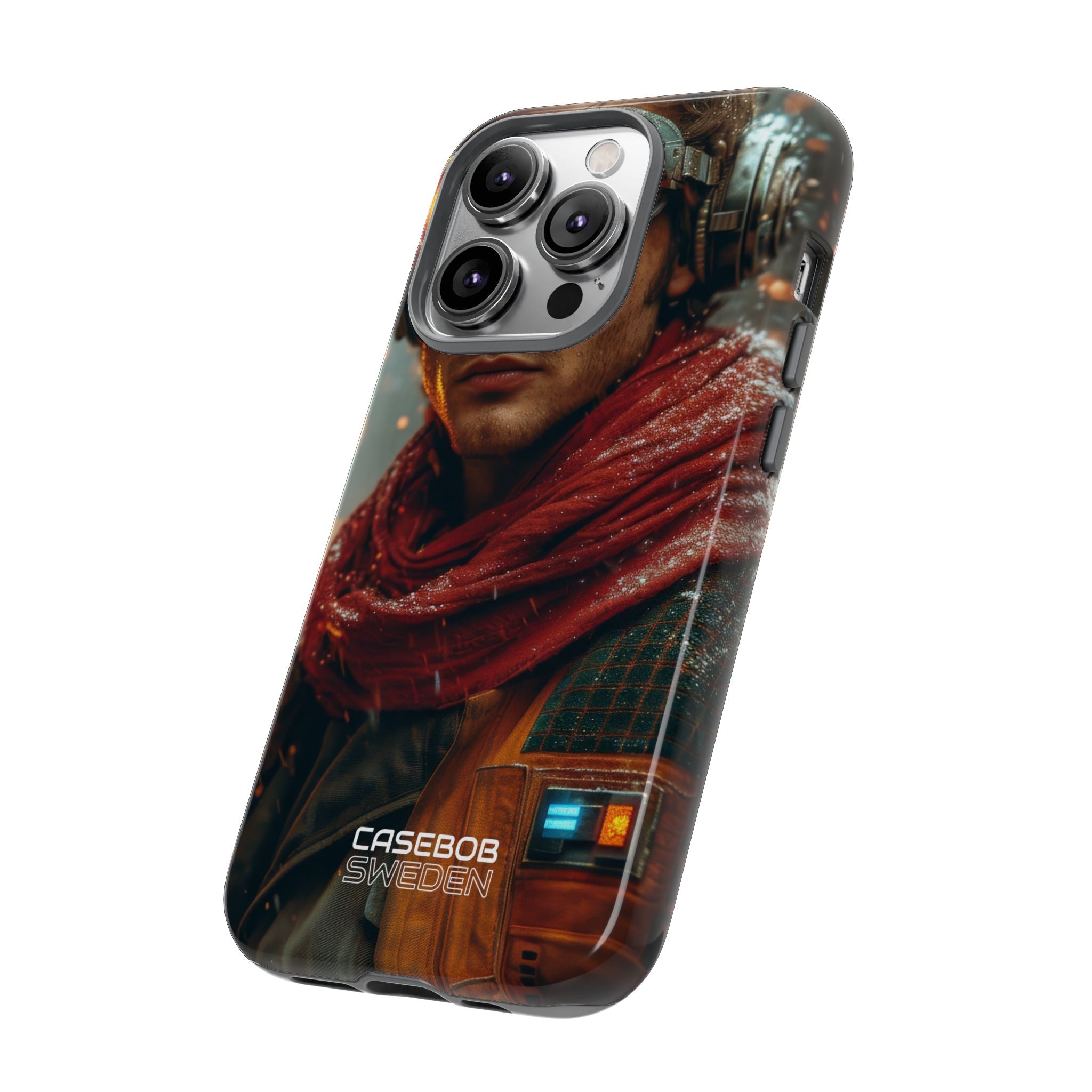 Futuristic Steampunk Explorer iPhone 14 - Tough
