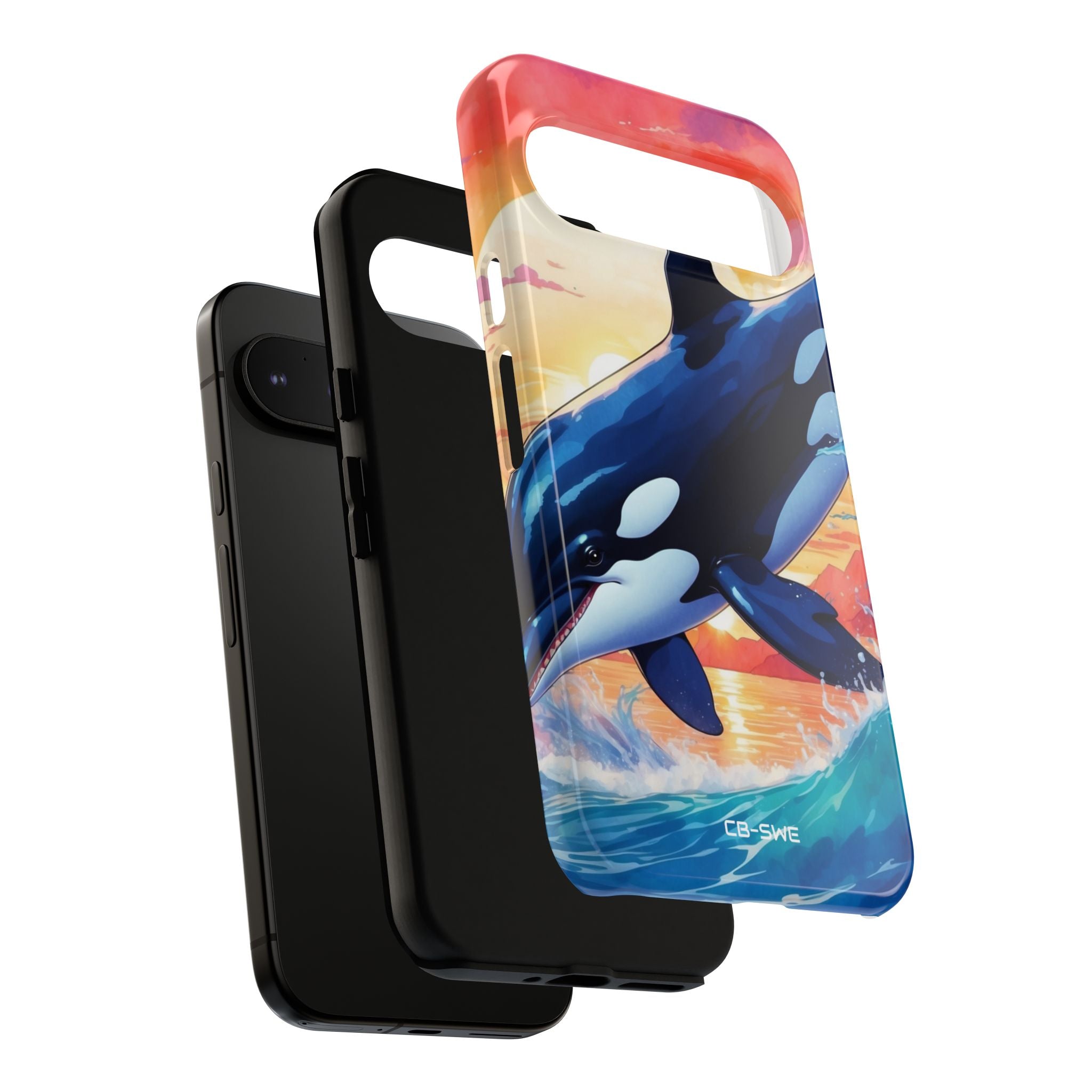 Orca Leaps Joyfully - Google Pixel Case