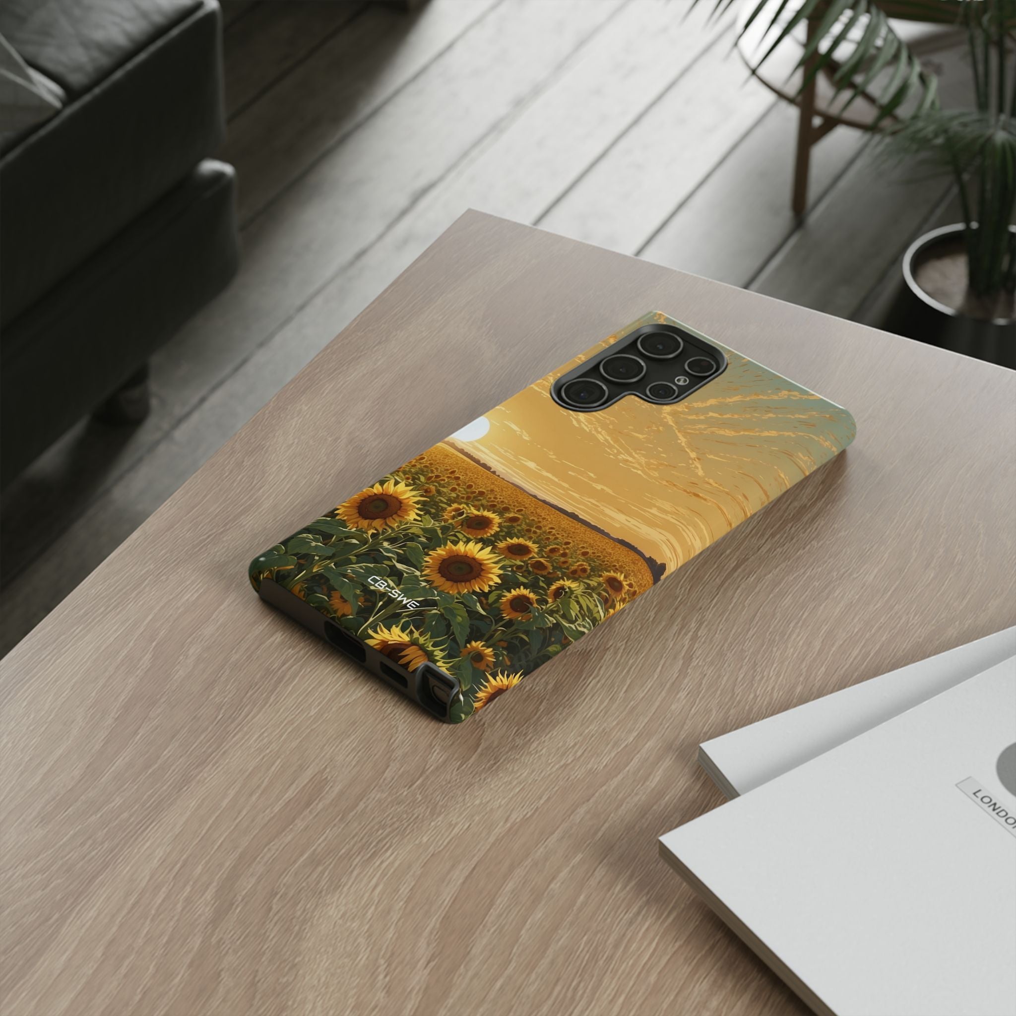 Sunflowers Embrace Sunset - Samsung Case