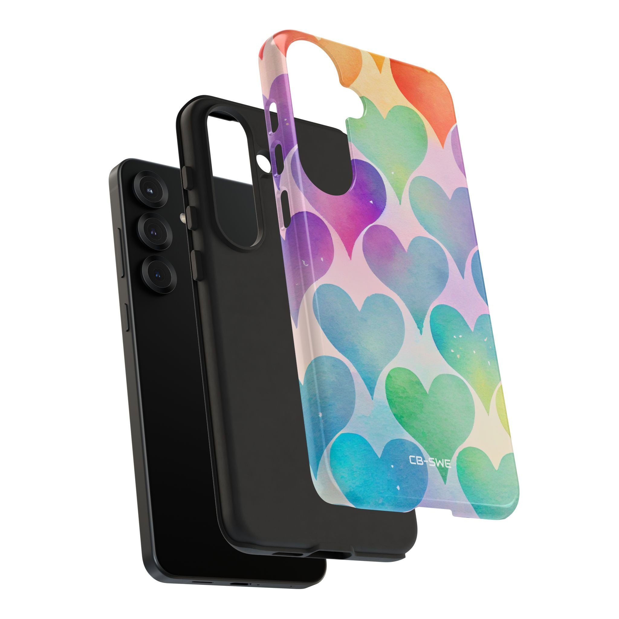 Watercolor Heart Symphony - Samsung Case