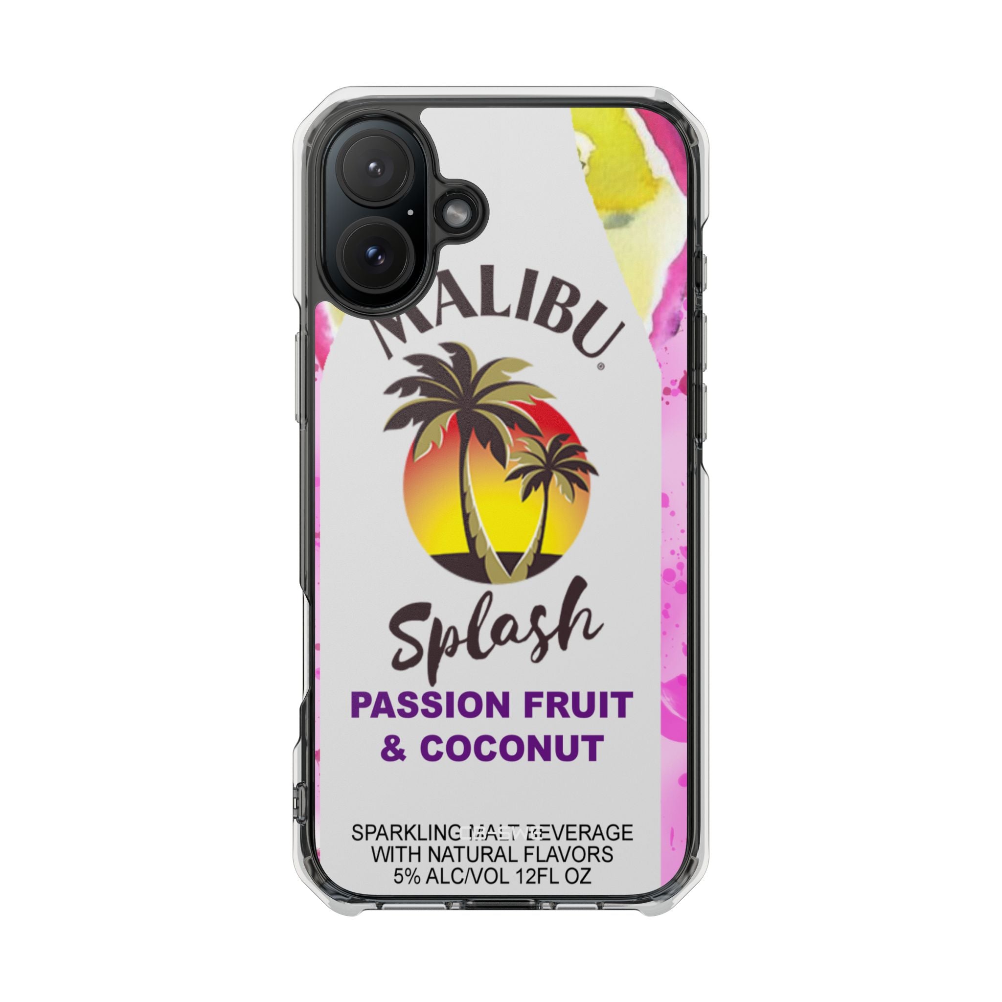 Tropical Sunset Splash iPhone Case - Impact
