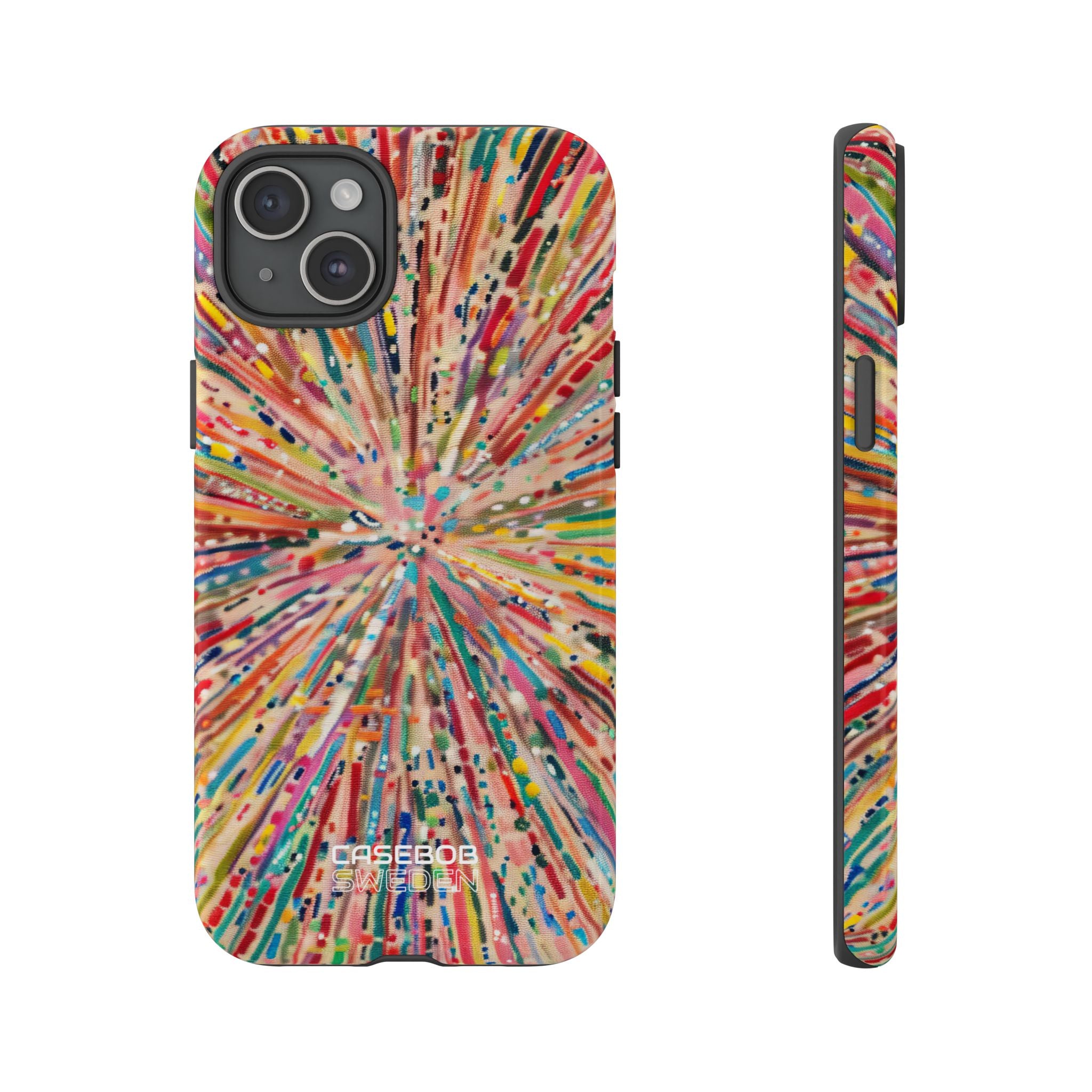 Esplosione di Colori Radianti iPhone 15 - Tough