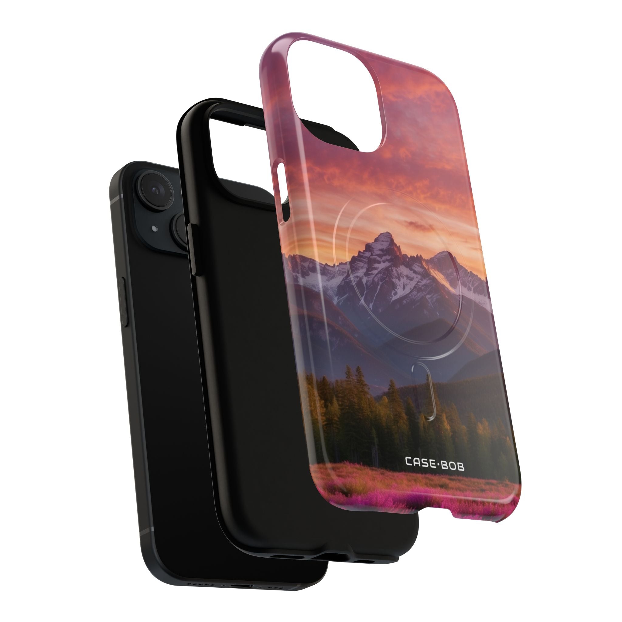 Snowcap Bloom iPhone 15 Case - Tough+