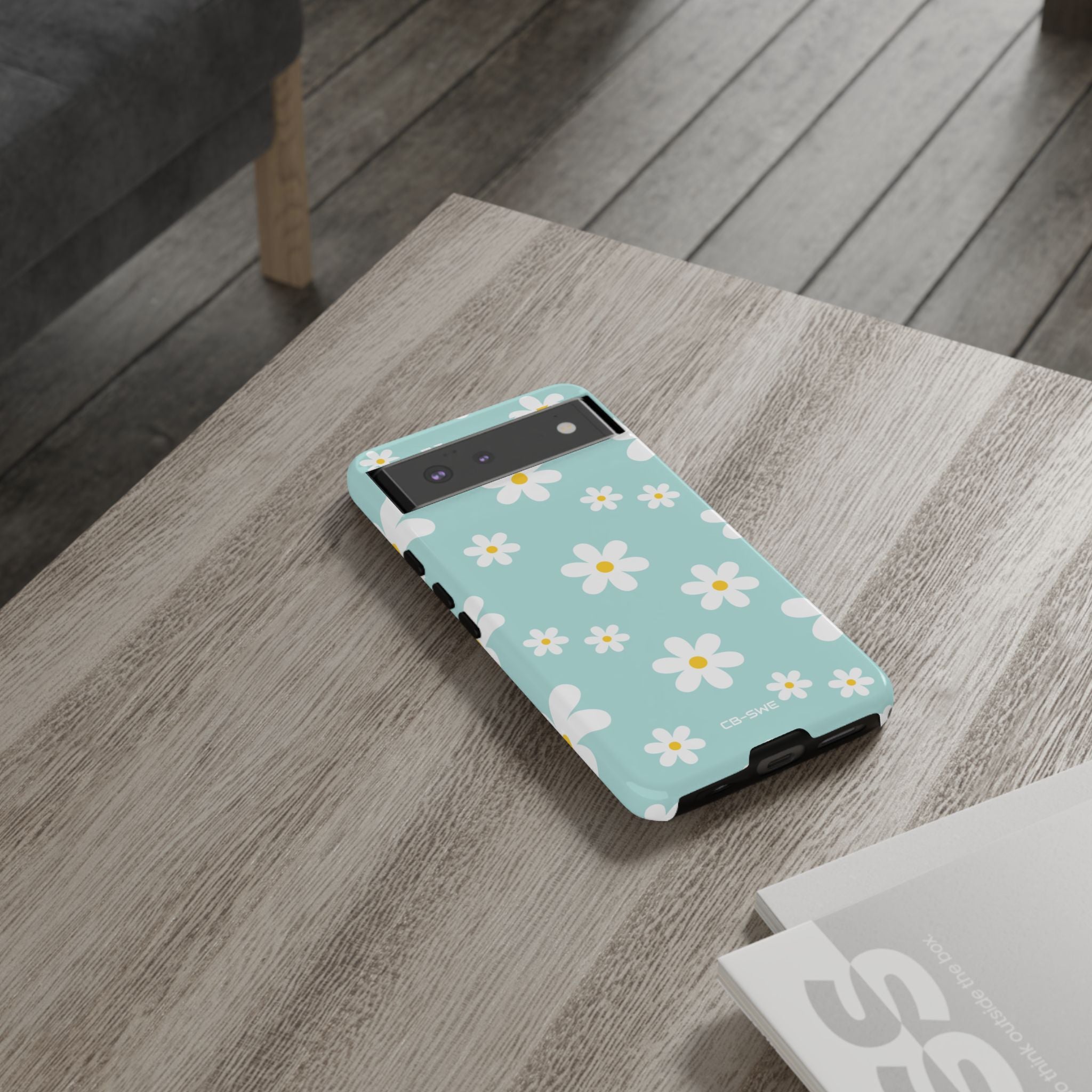 Daisies On Blue - Google Pixel Case