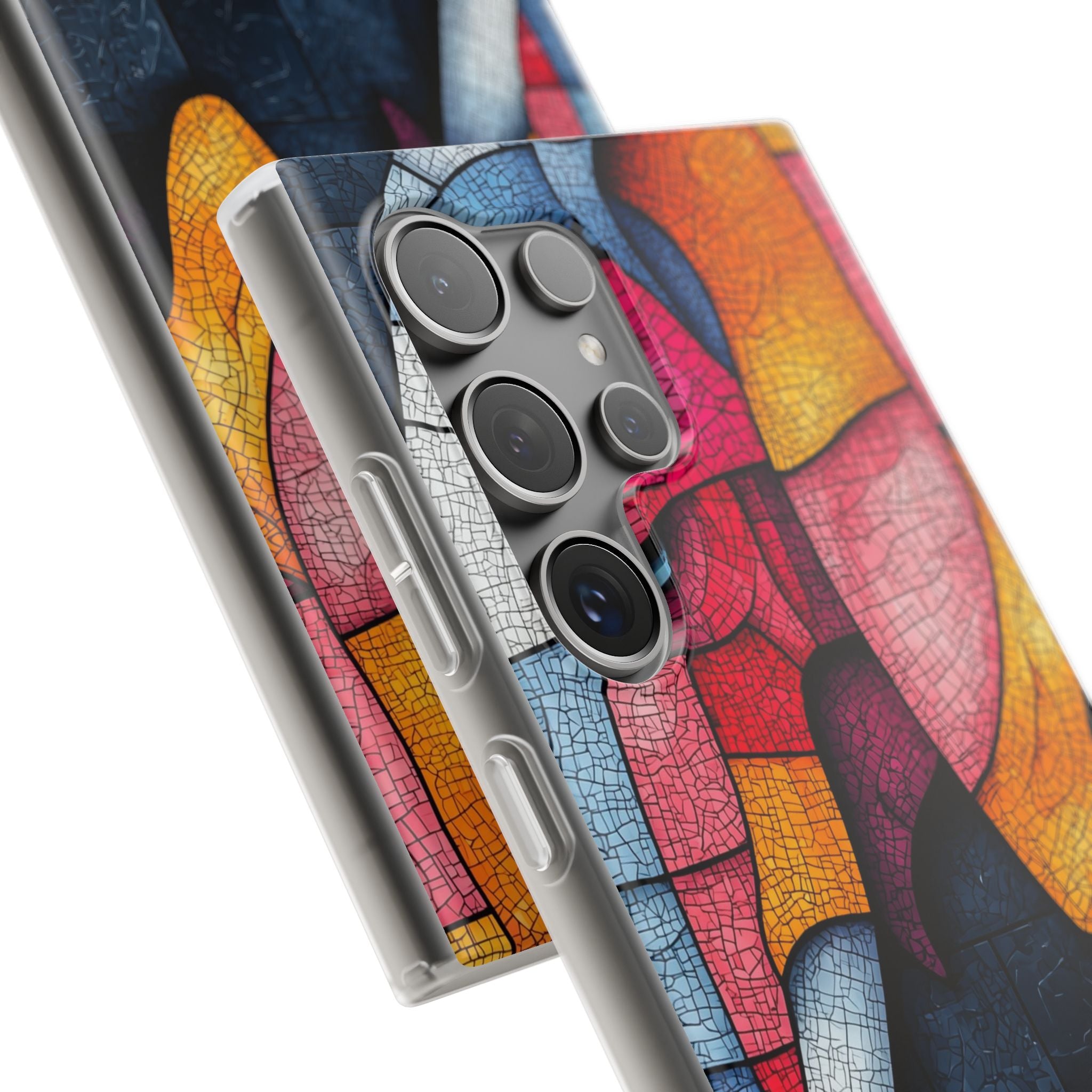 Elephant Mosaic Samsung S24 Ultra Case - Soft