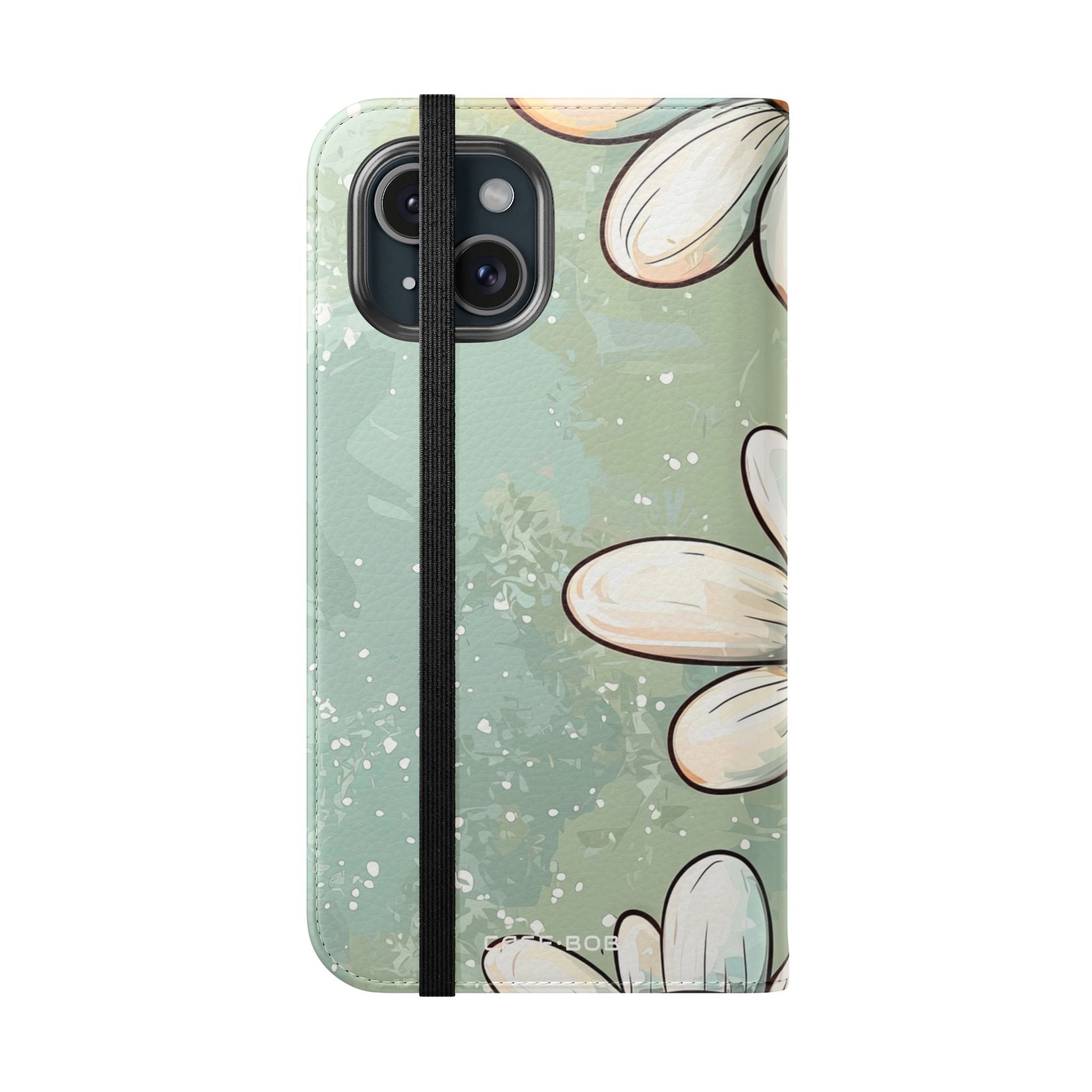 Smiling Daisies Burst - iPhone 15 Case - Wallet