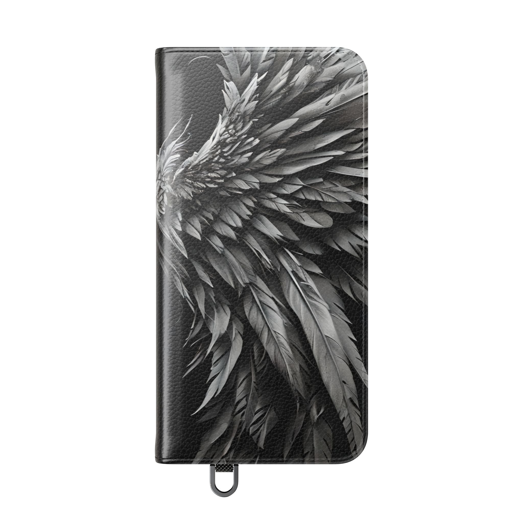 Crimson Silver Wings - Samsung S25+ Case - Wallet