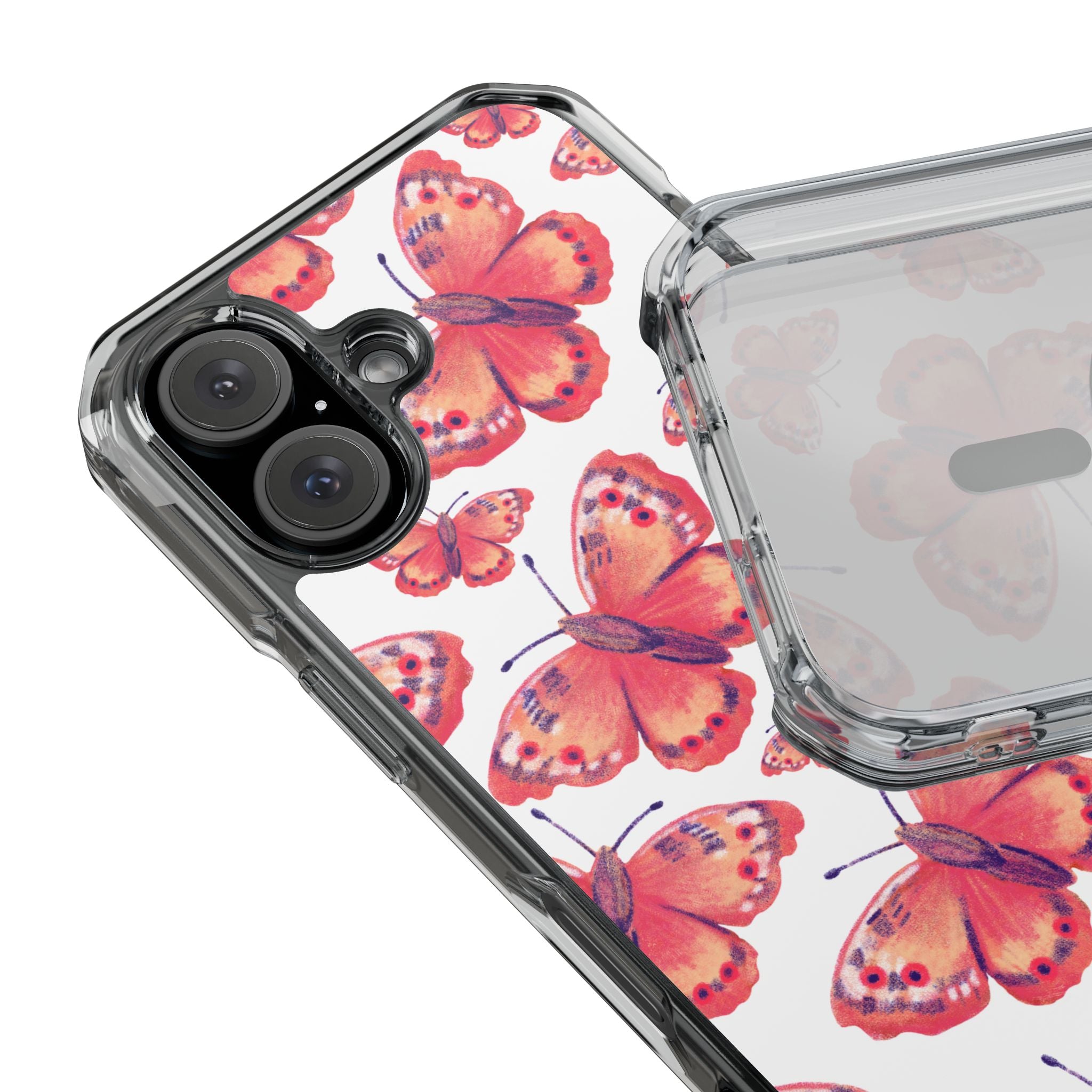 Vibrant Butterfly Dance iPhone Case - Impact