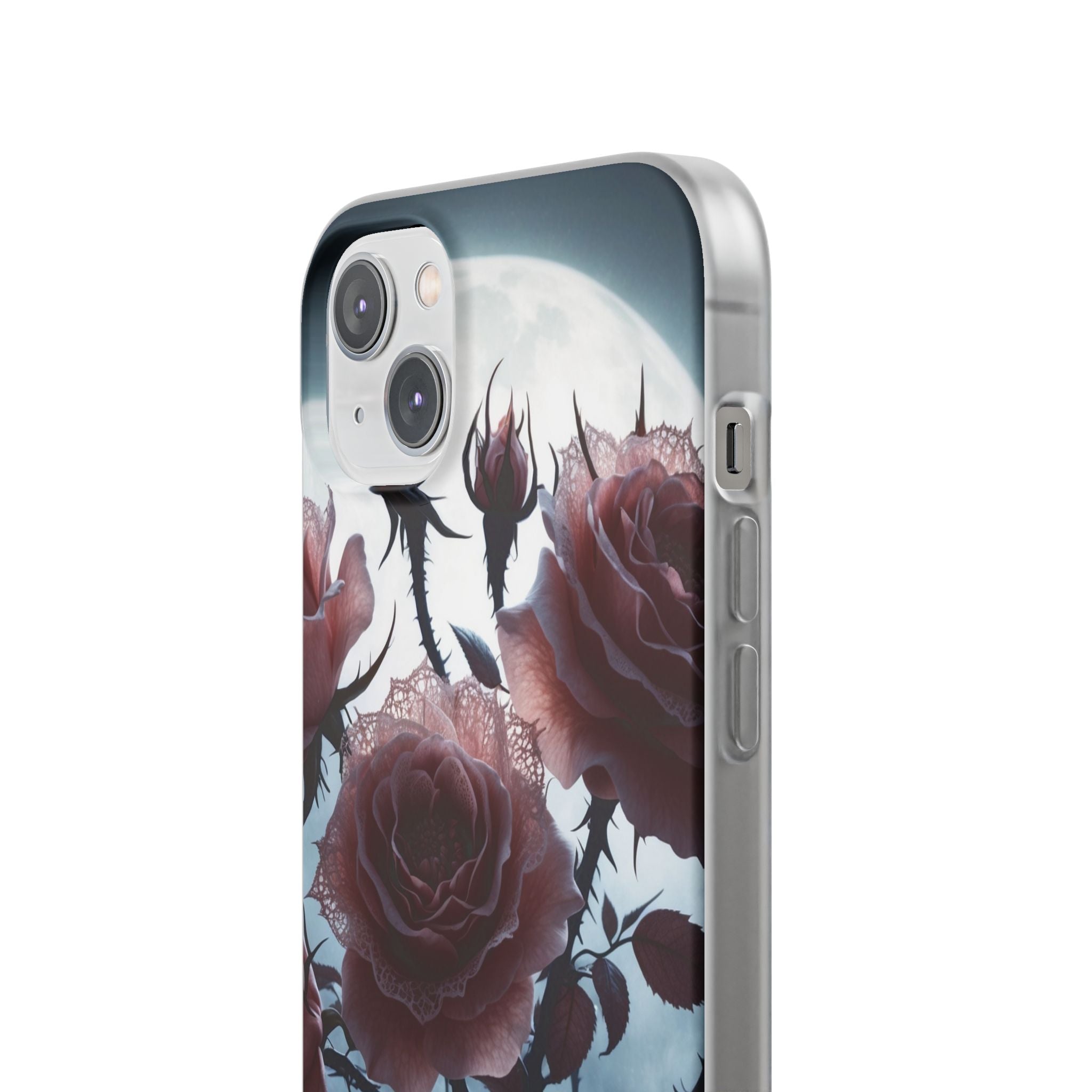 Luminous Rose Thorns iPhone 14 Plus Case - Soft