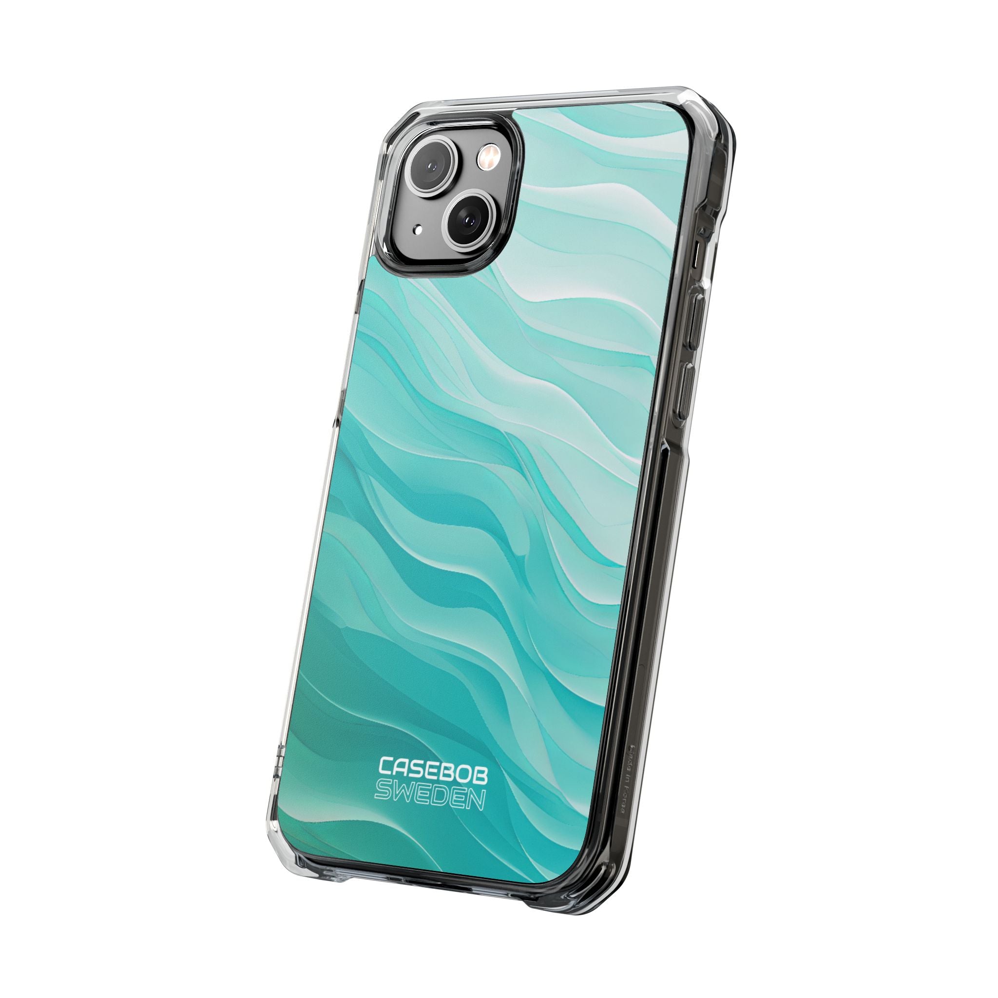 Soothing Aqua Waves iPhone 14 - Impact Clear+