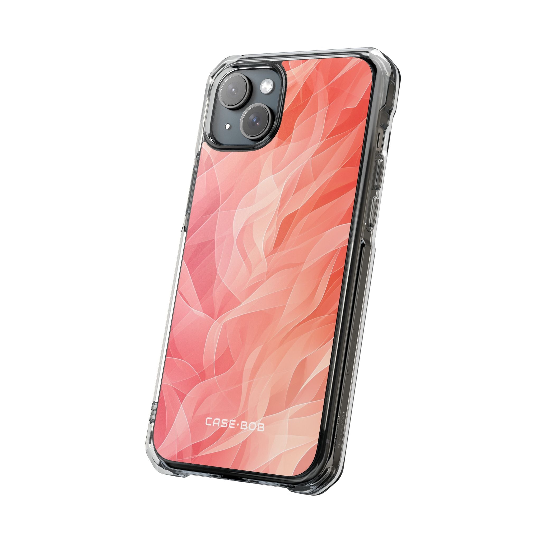 Peach Wave Drift iPhone 15 Plus Case - Impact