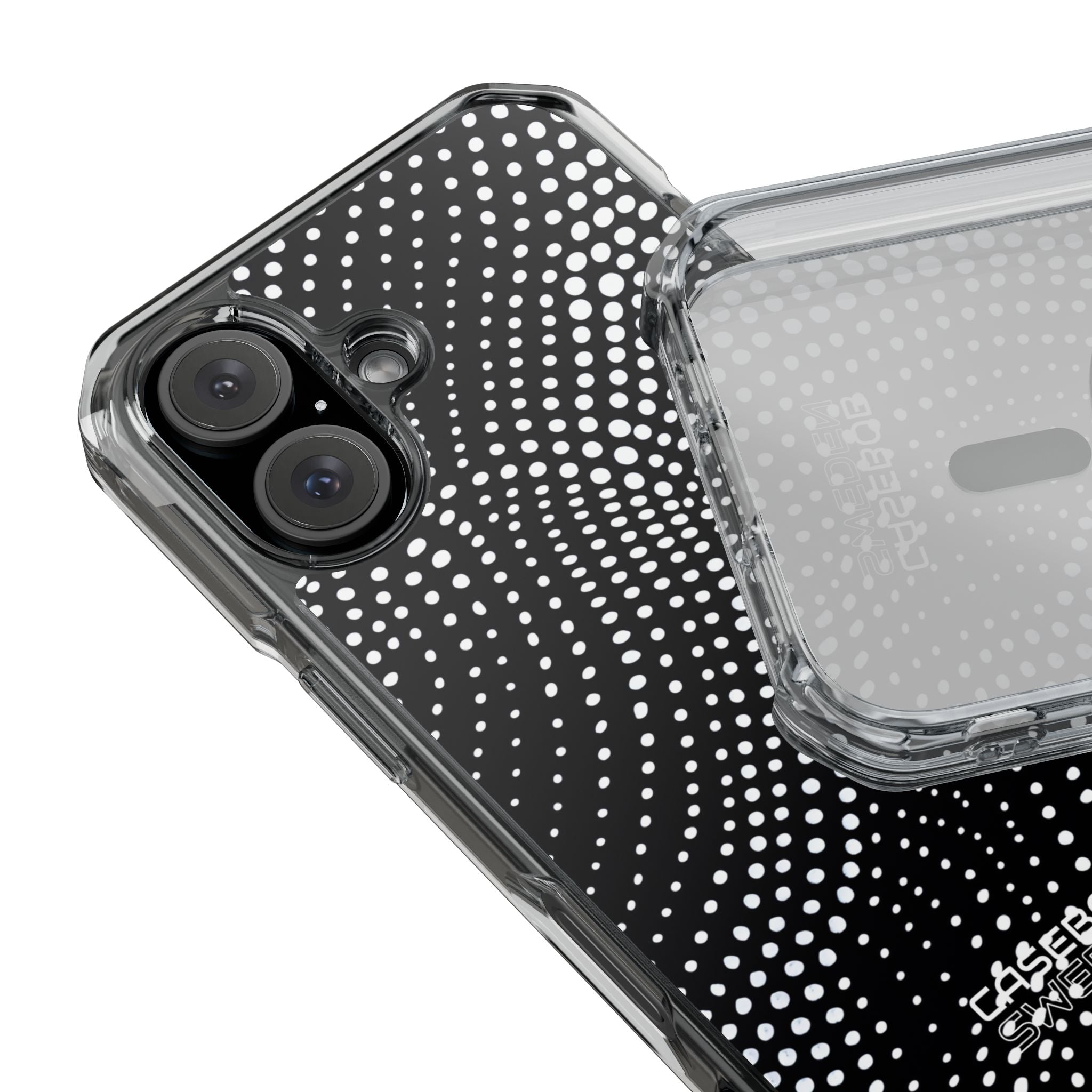 Waves of Dots iPhone 16 - Impact Clear+