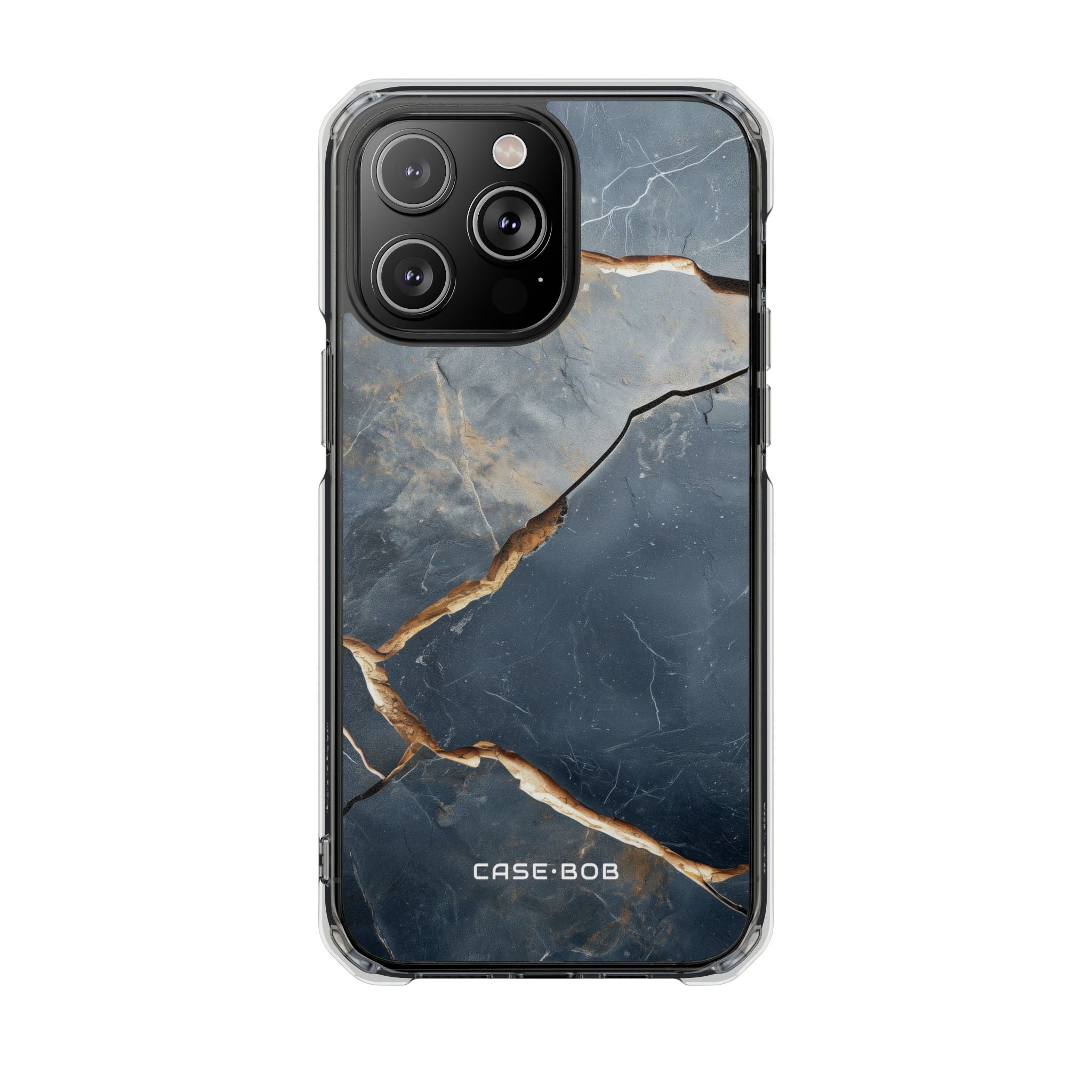 Jagged Vein Navy iPhone 14 Pro Max Case - Impact