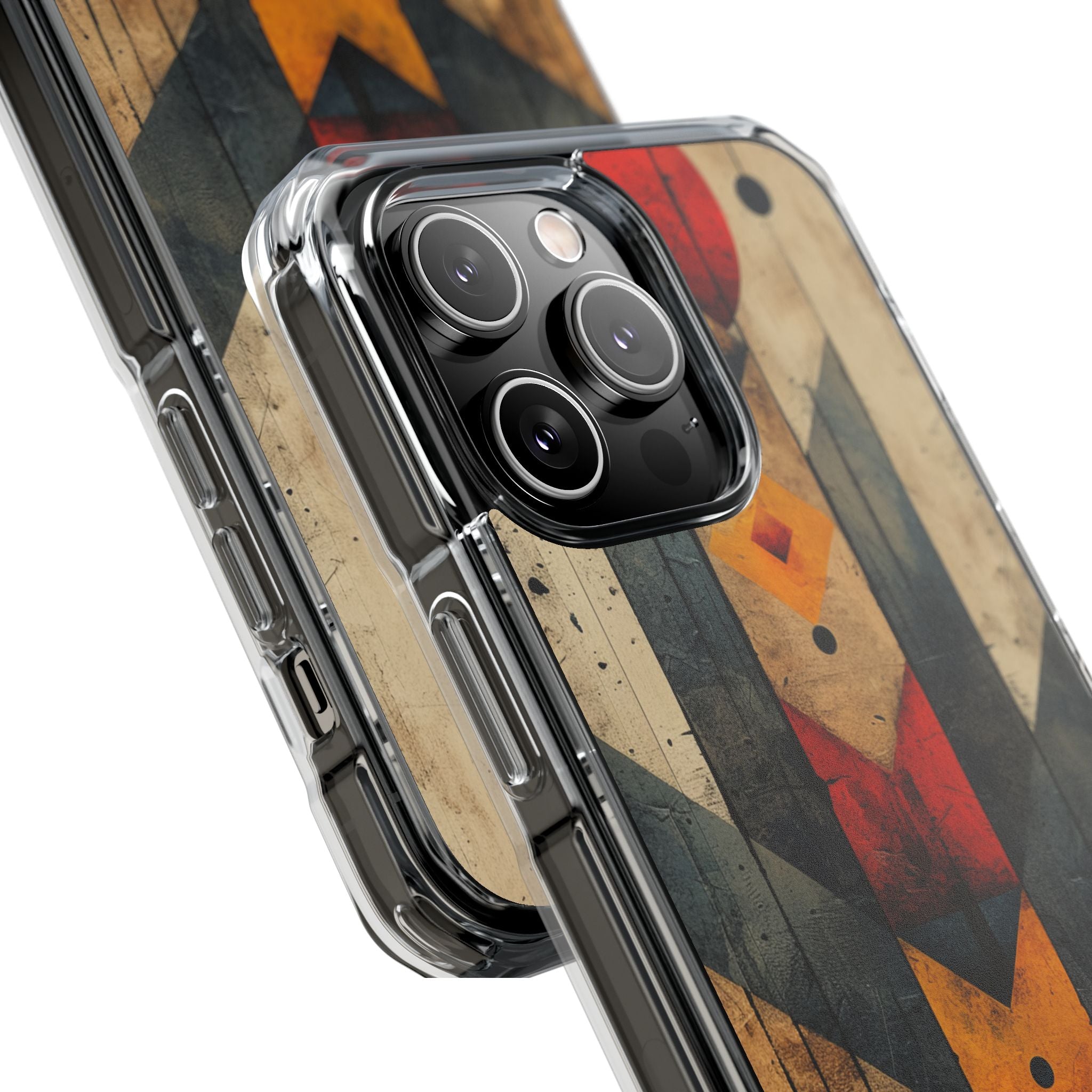 Geometric Fire Rise iPhone 14 - Impact Clear+