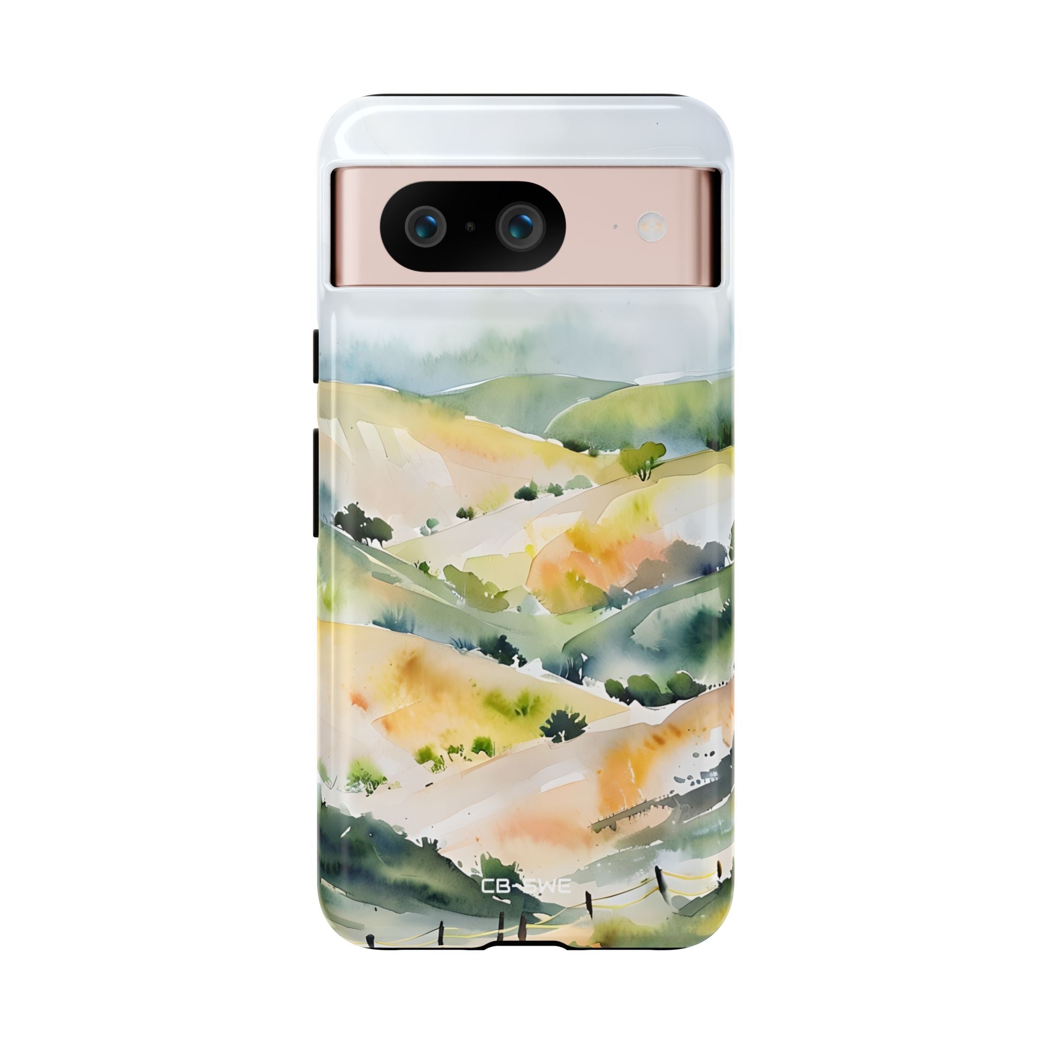 Misty Hills Watercolor - Google Pixel Case