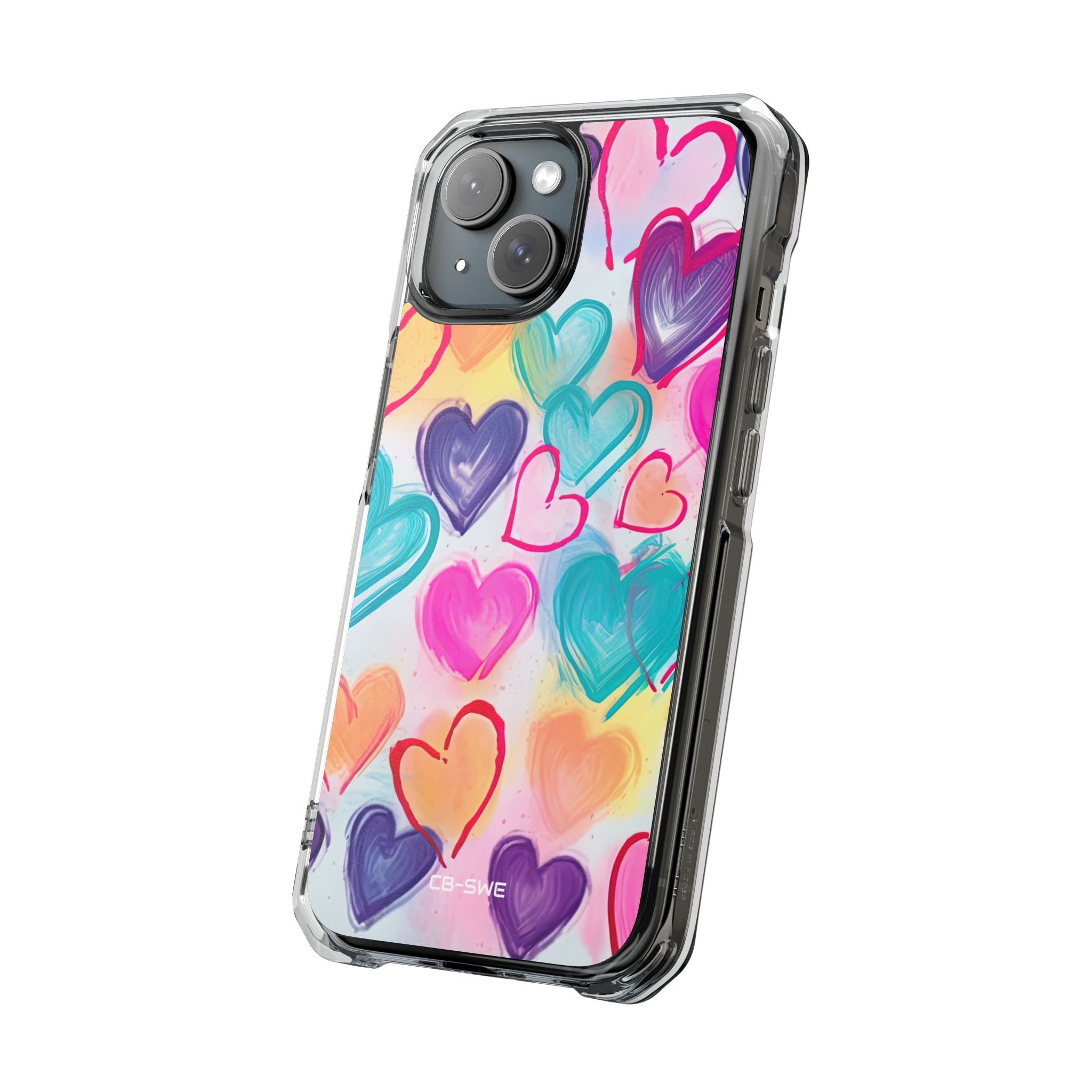 Hearts Dance Playfully iPhone Case - Impact
