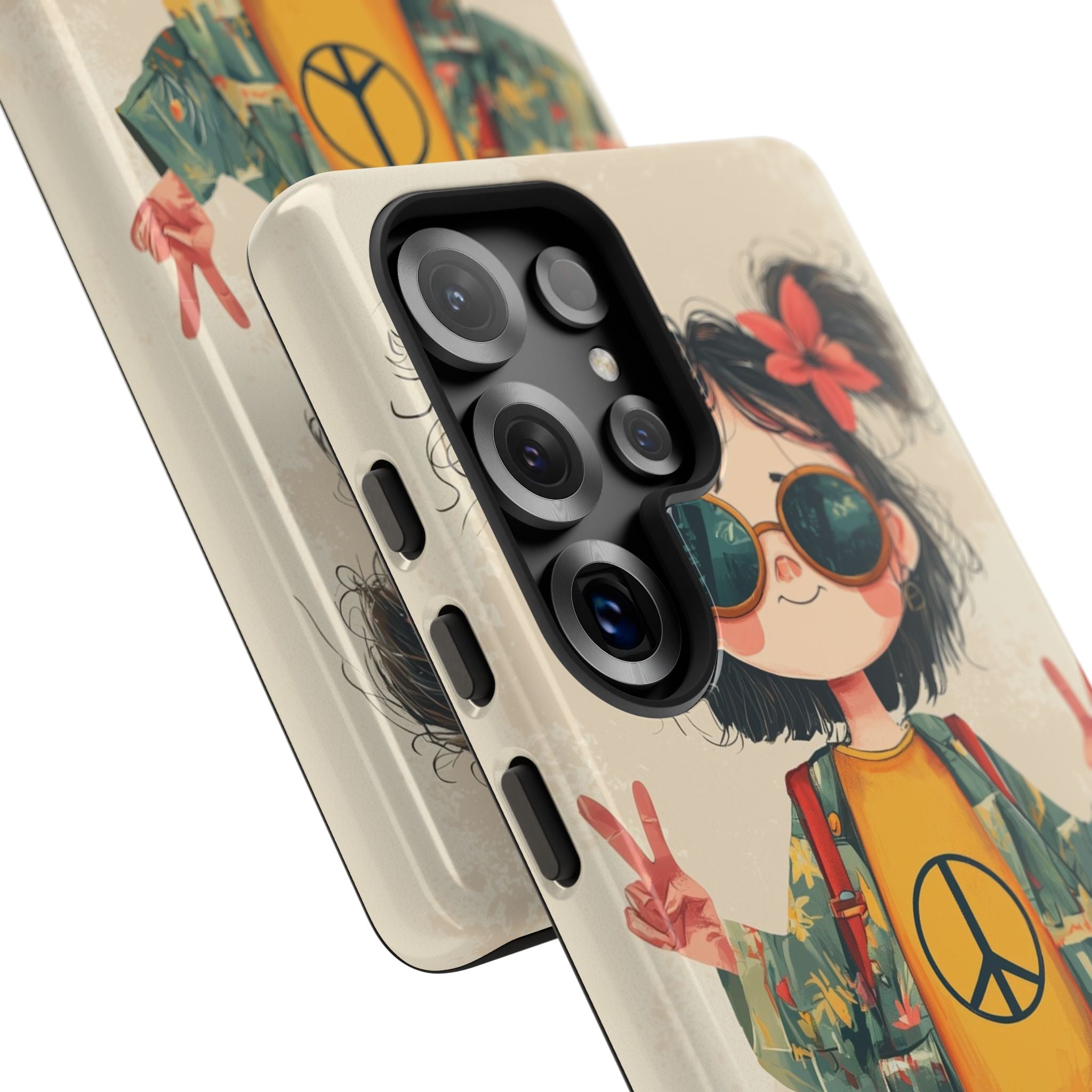 Peace Pigtails Samsung S25 Ultra Case - Tough