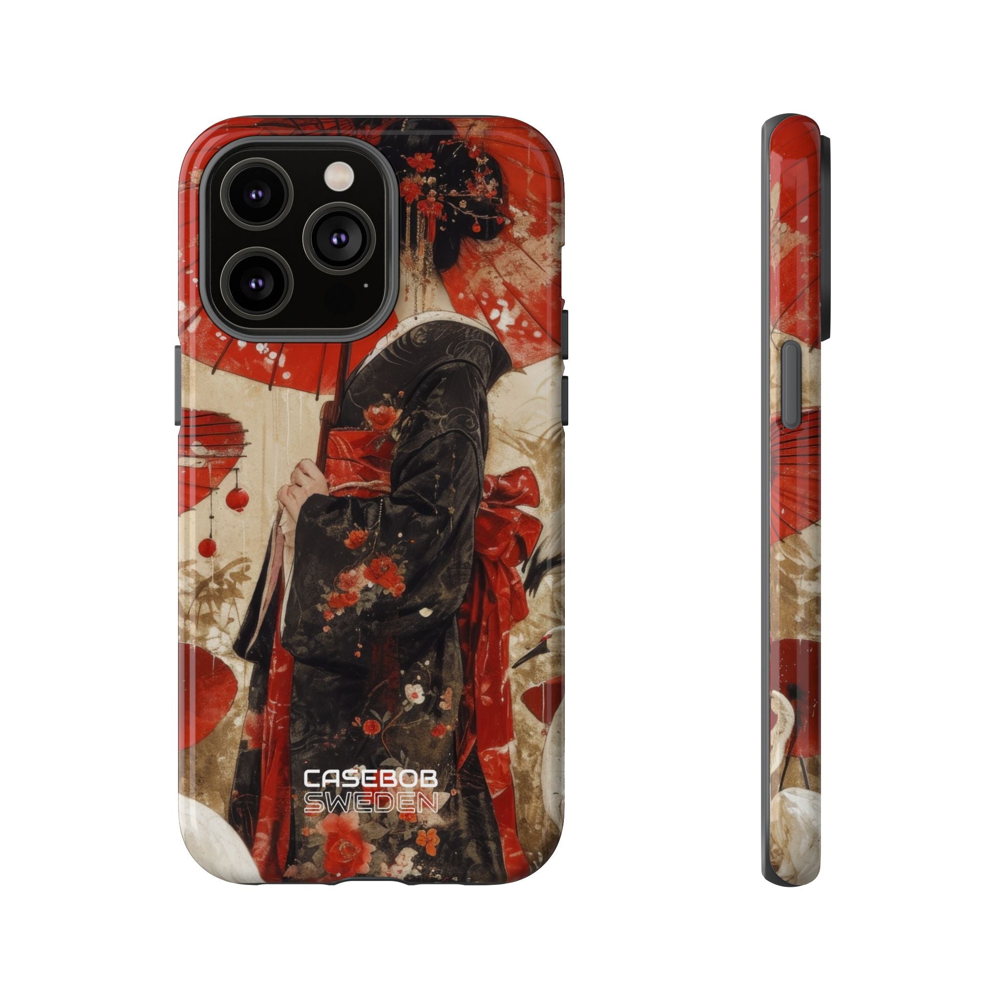 Scarlet Crane Dreams iPhone 14 - Resistente