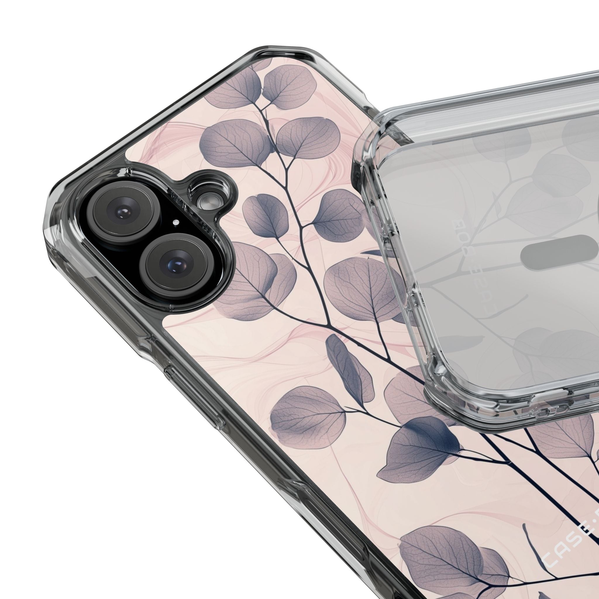 Veined Leaf Whisper iPhone 15 Case - Impact