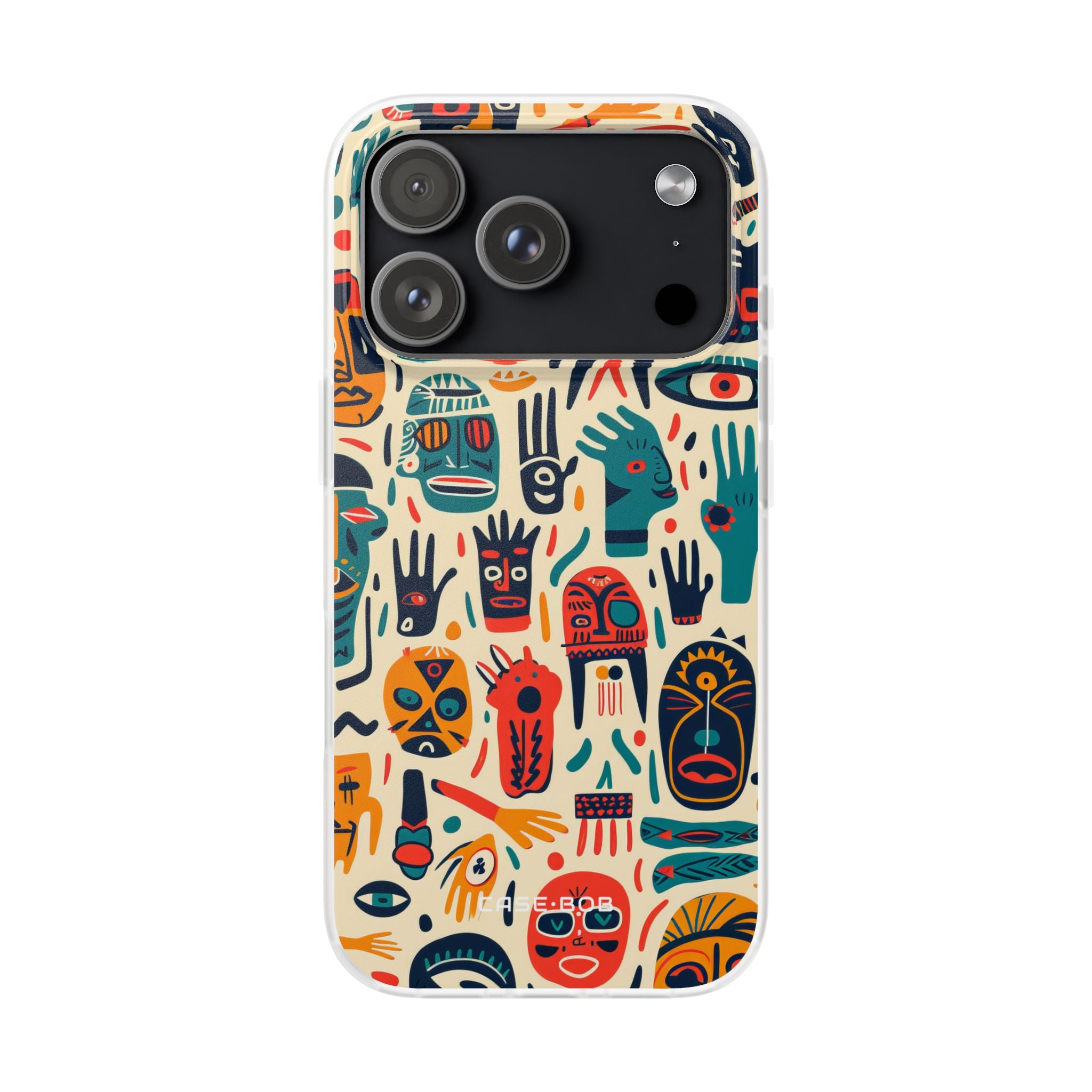 Vivid Faces iPhone 17 Pro Case - Soft