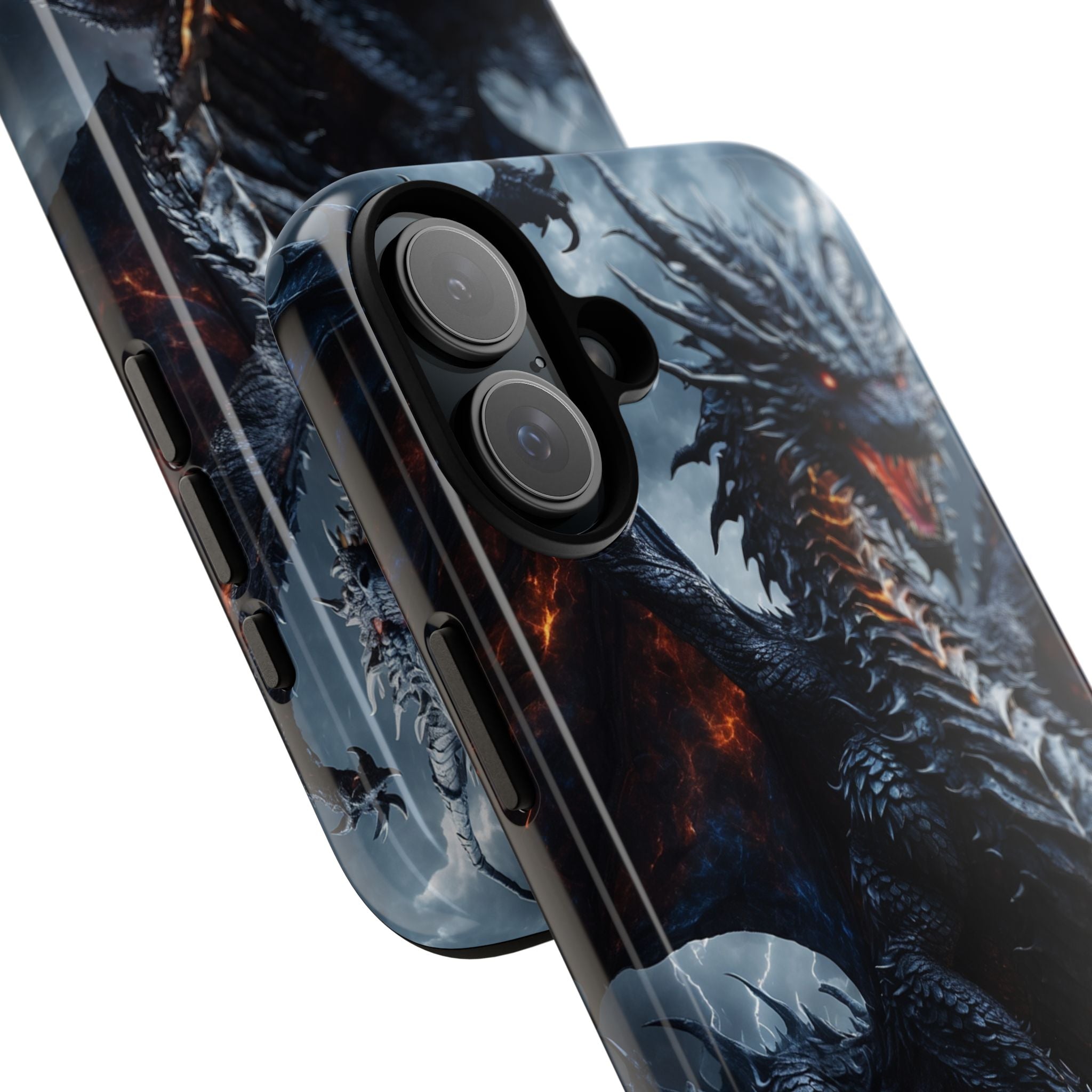 Fiery Wings Unleashed - iPhone Case