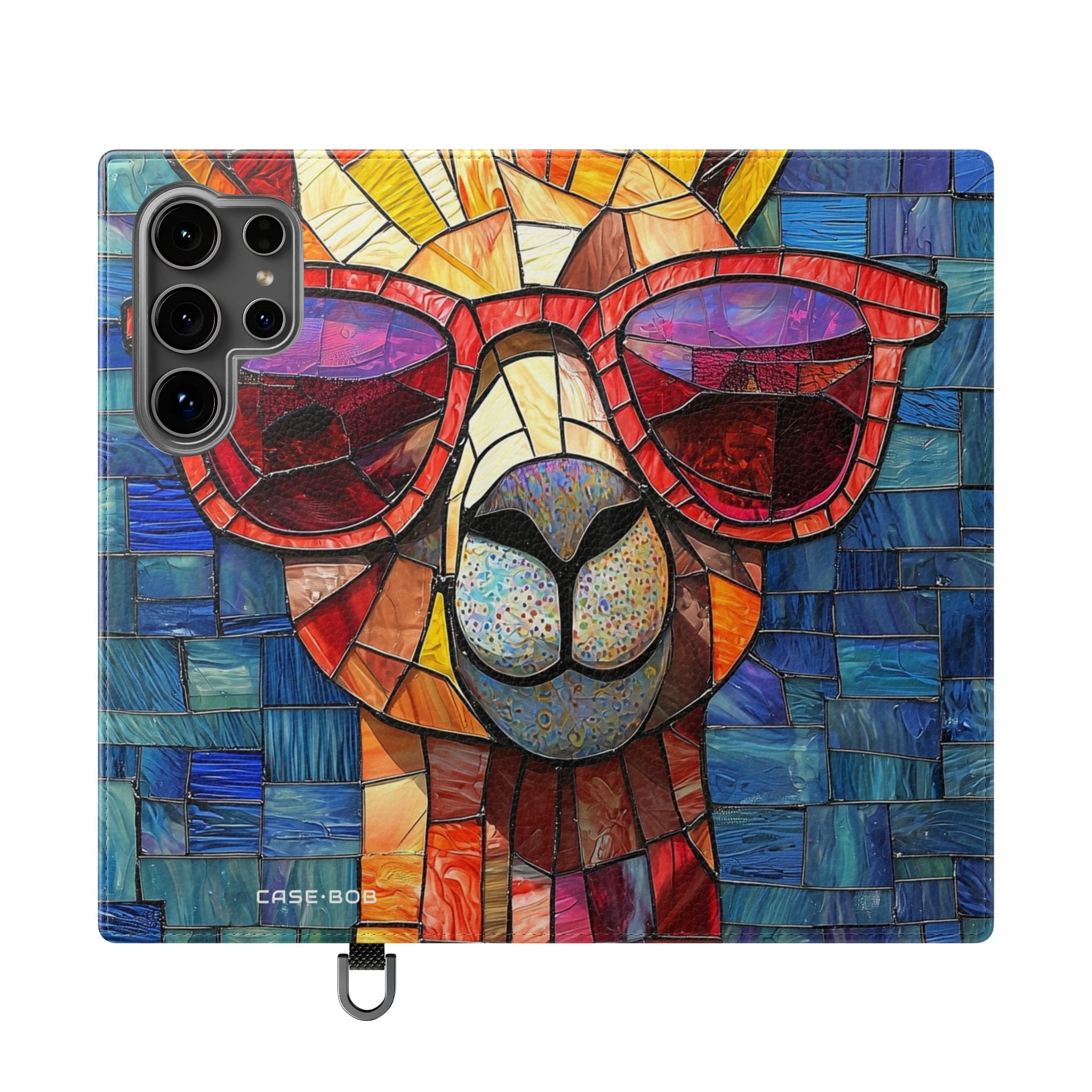 Sunglass Llama Mosaic - Samsung S24 Ultra Case - Wallet