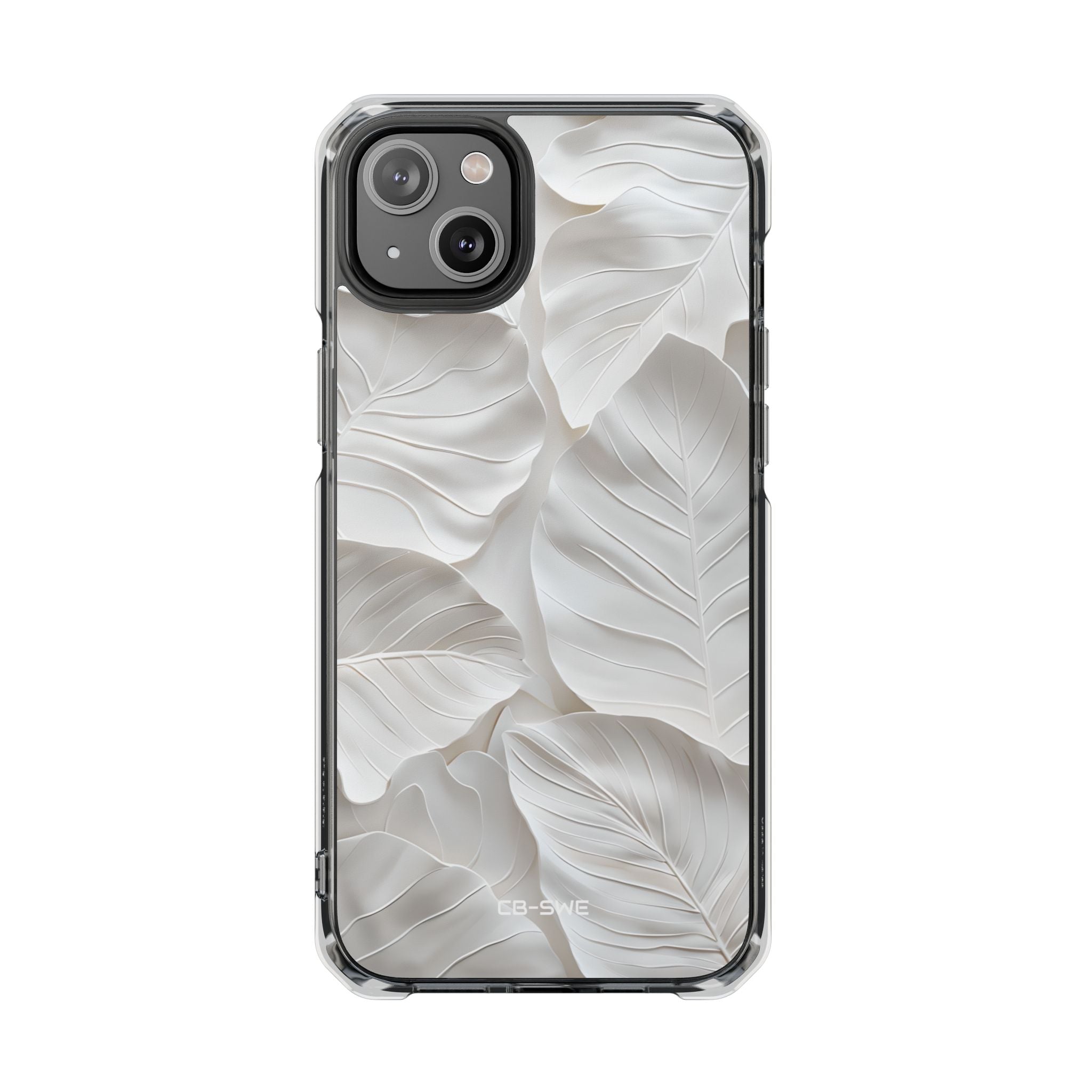 Elegant Leaf Relief iPhone Case - Impact