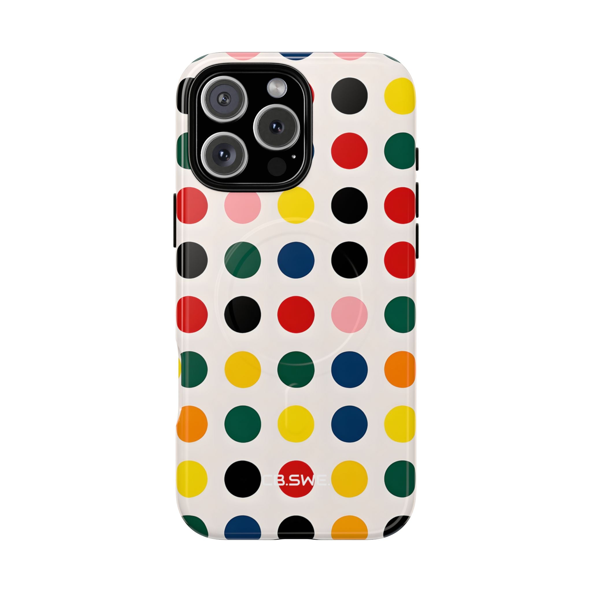 Colorful Circle Grid iPhone 16 - Tough+