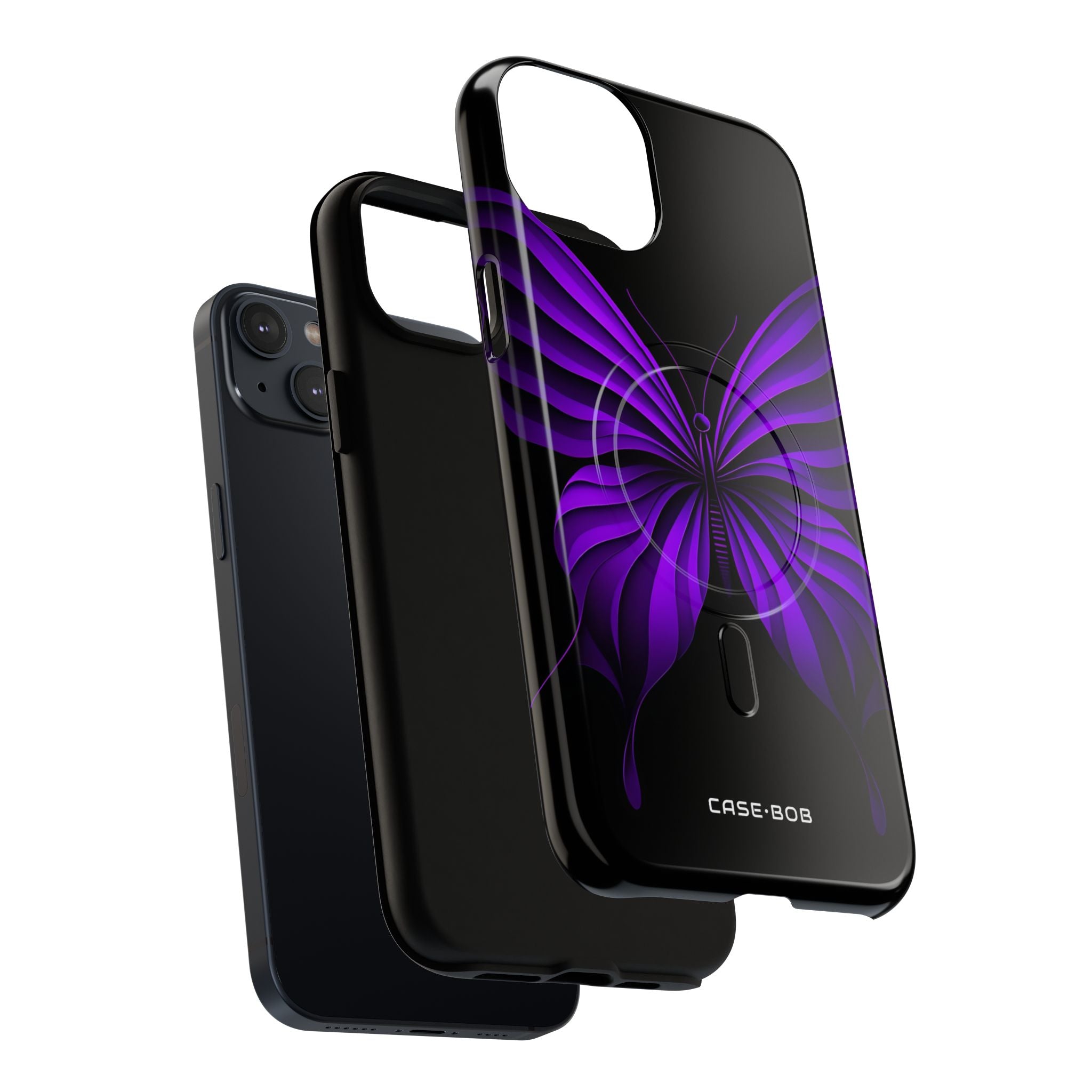Violet Monarch iPhone 14 Plus Case - Tough+