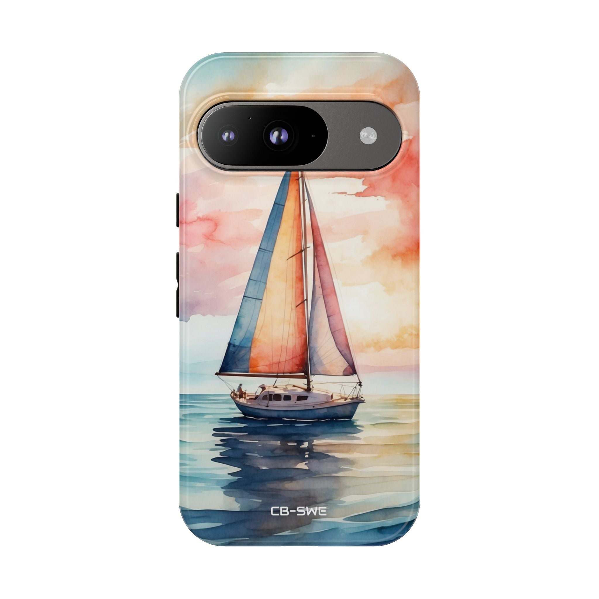 Sailboat Glides Calm - Google Pixel Case