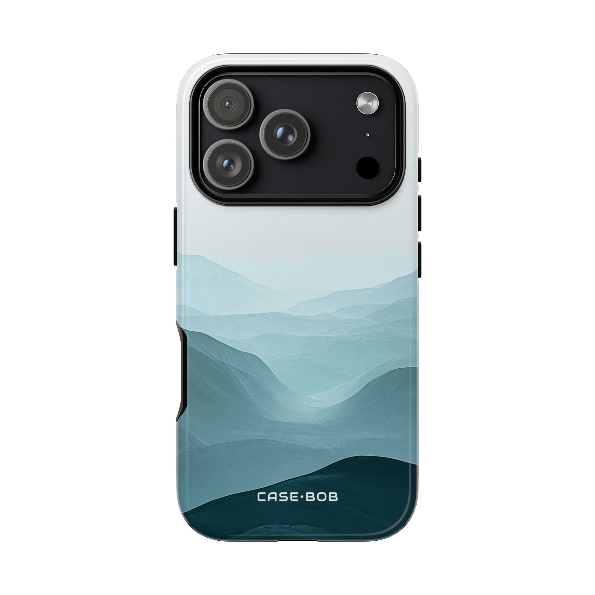 Teal Mist Mountains iPhone 17 Pro Case - Tough