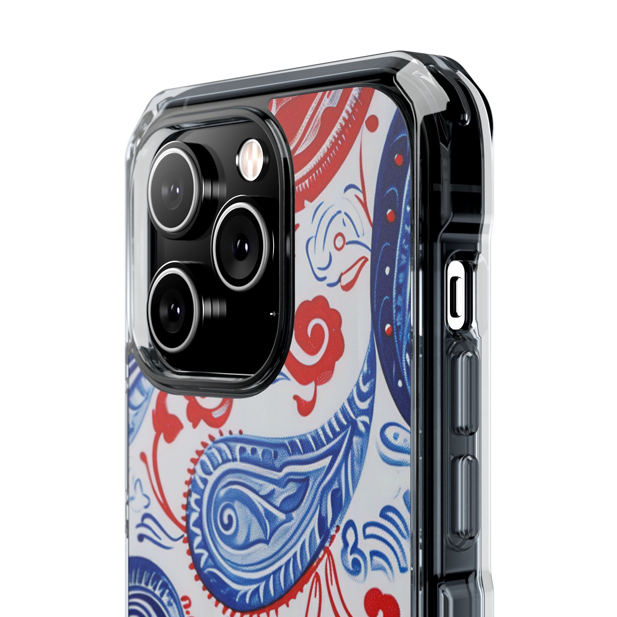 Vibrant Paisley Swirls iPhone 14 - Impact Clear+