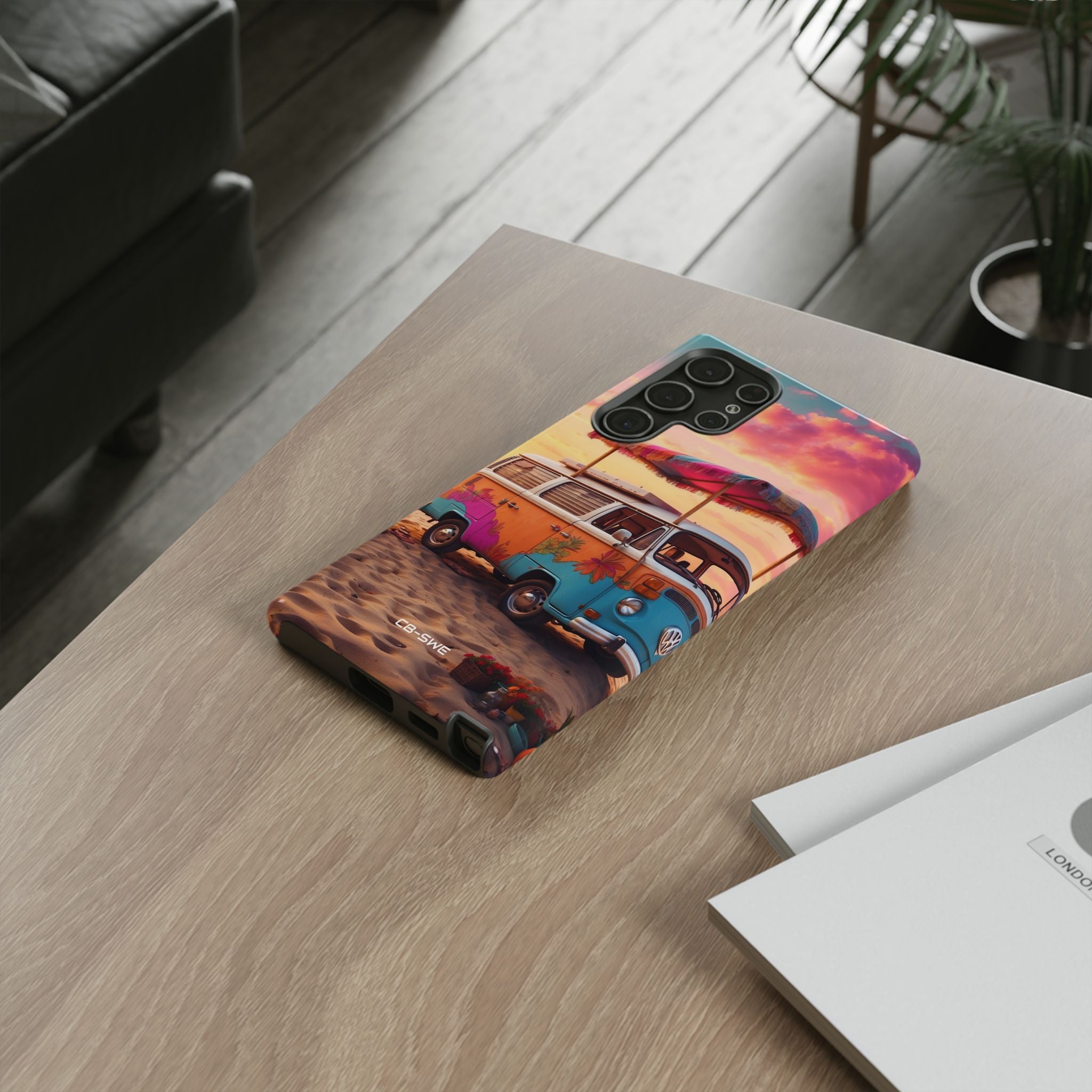 **Van Rests at Shore** - Samsung Case
