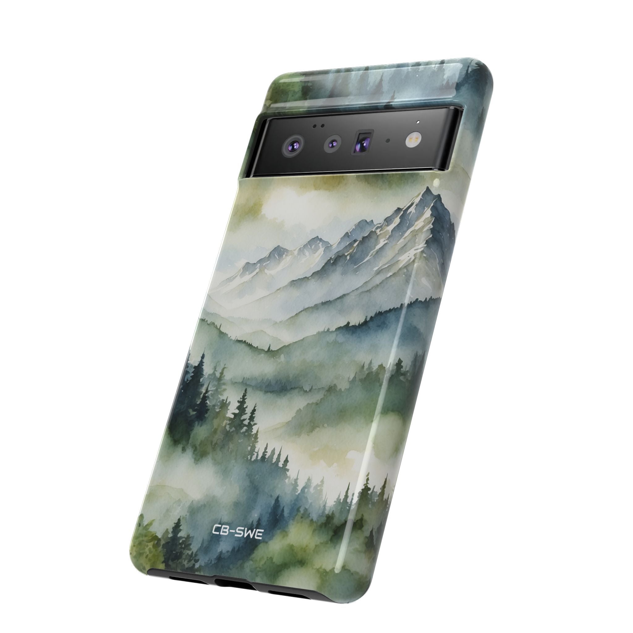 Misty Peaks Emerge - Google Pixel Case
