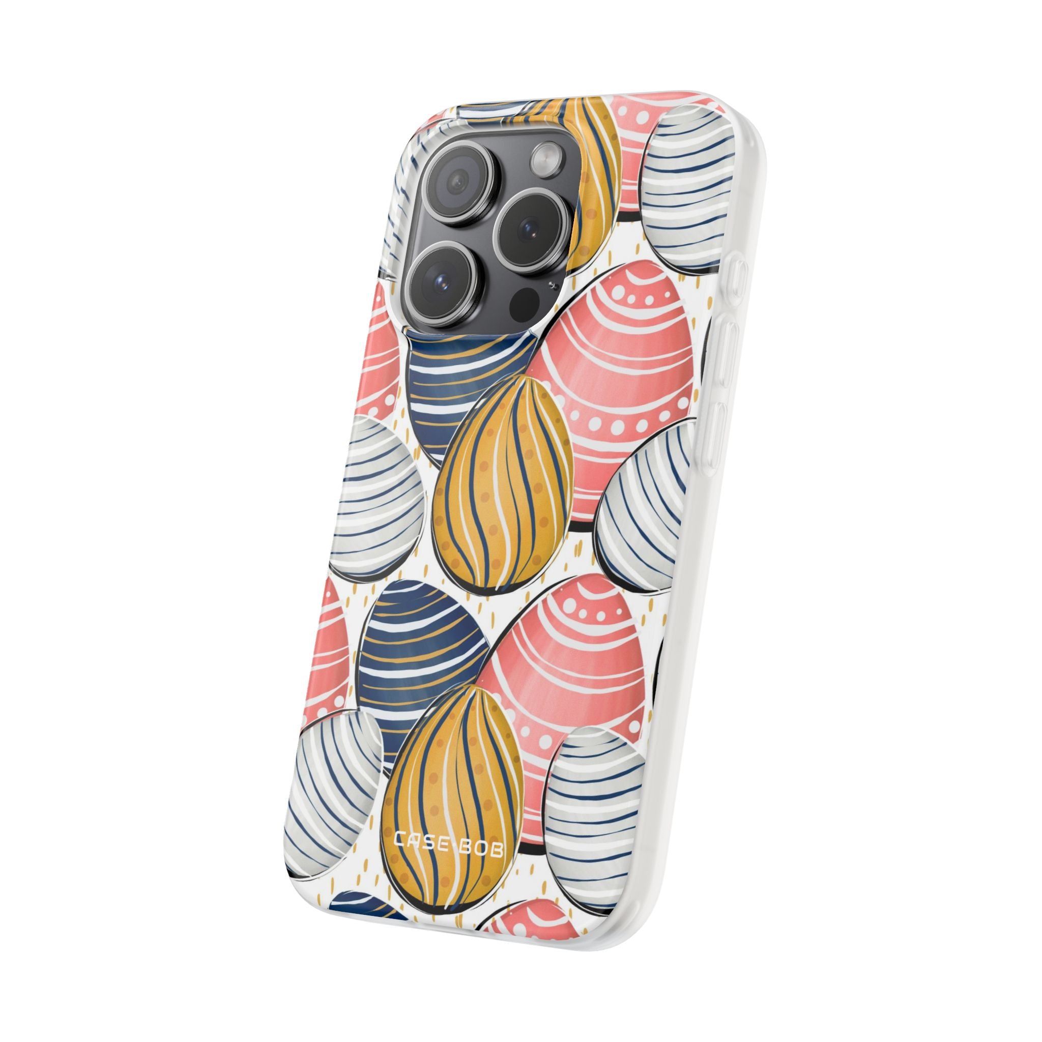 Pastel Eggs iPhone 15 Pro Case - Soft