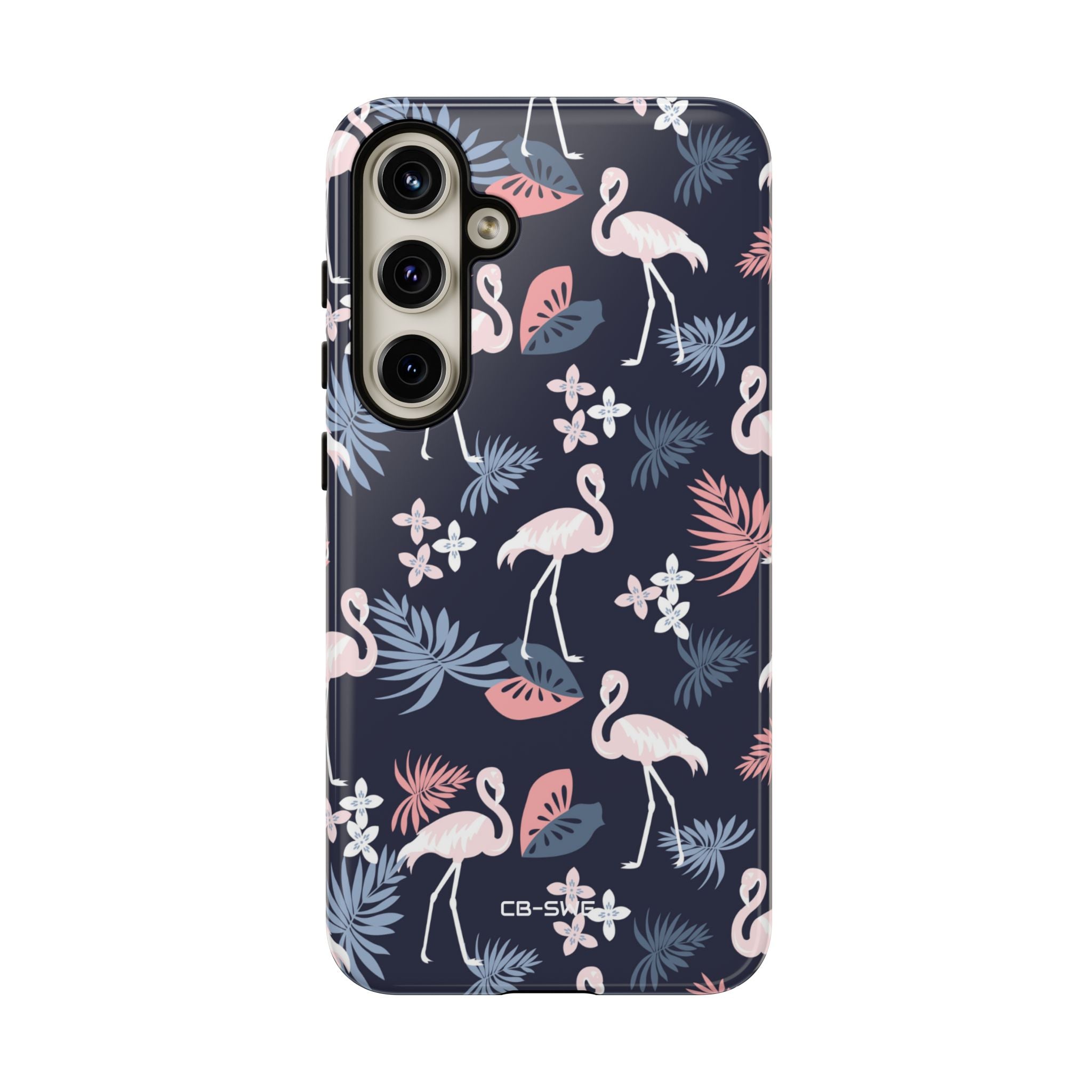 Flamingos Dance Playfully - Samsung Case