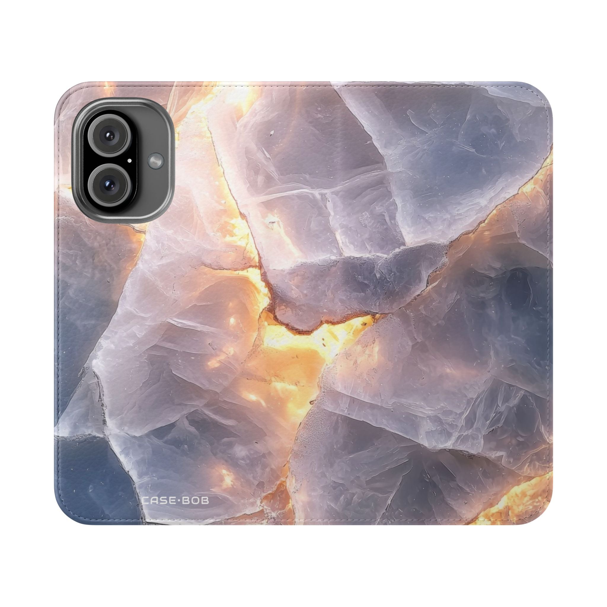 Kristallivehkat Glow - iPhone 16 Case - Lompakko