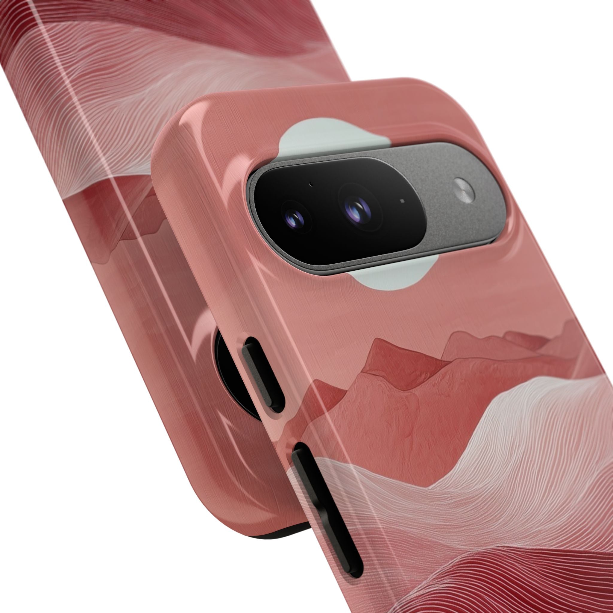 White Orb Dunes Google Pixel 9 Case - Tough