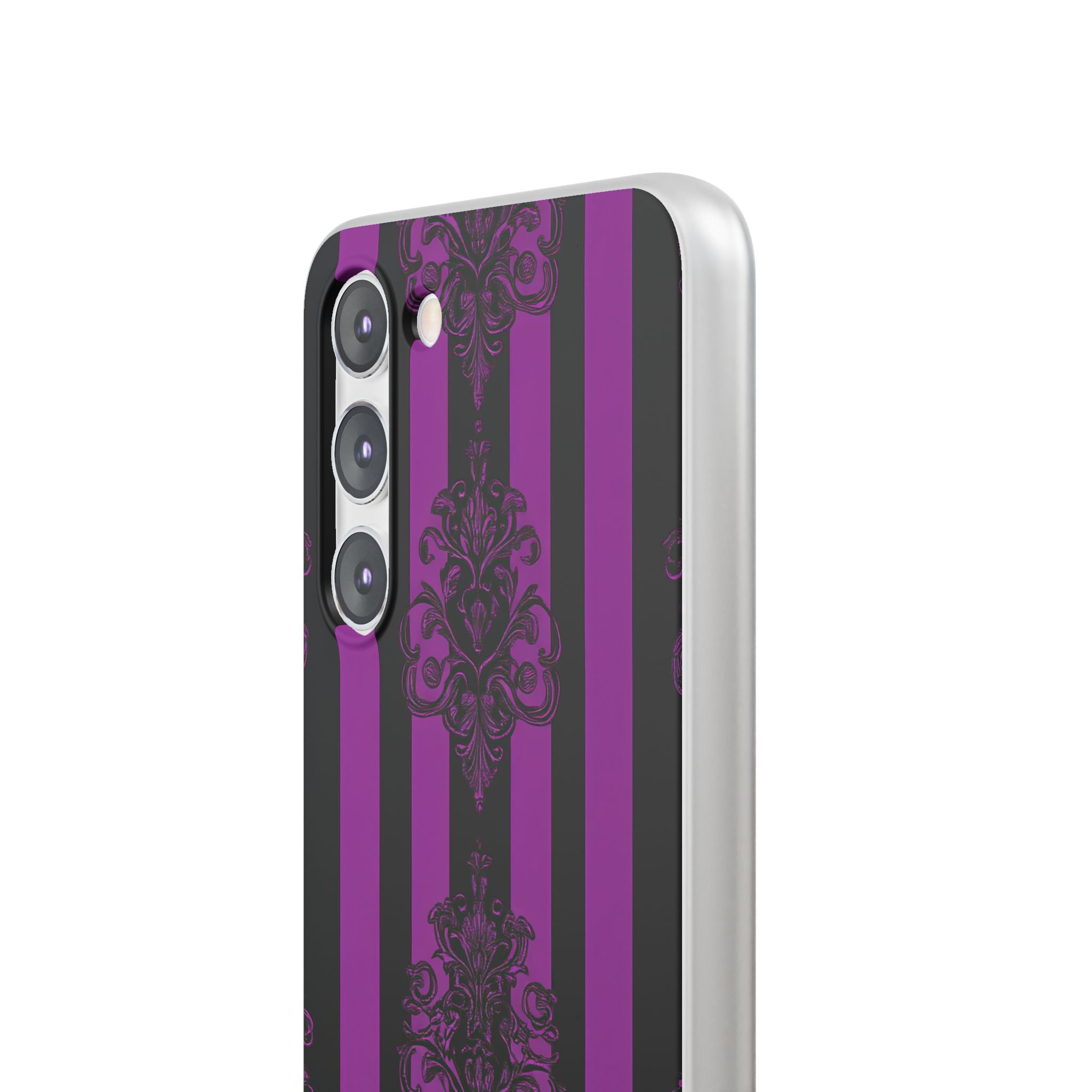 Damask Elegance Purple Samsung S23 Plus Case - Soft