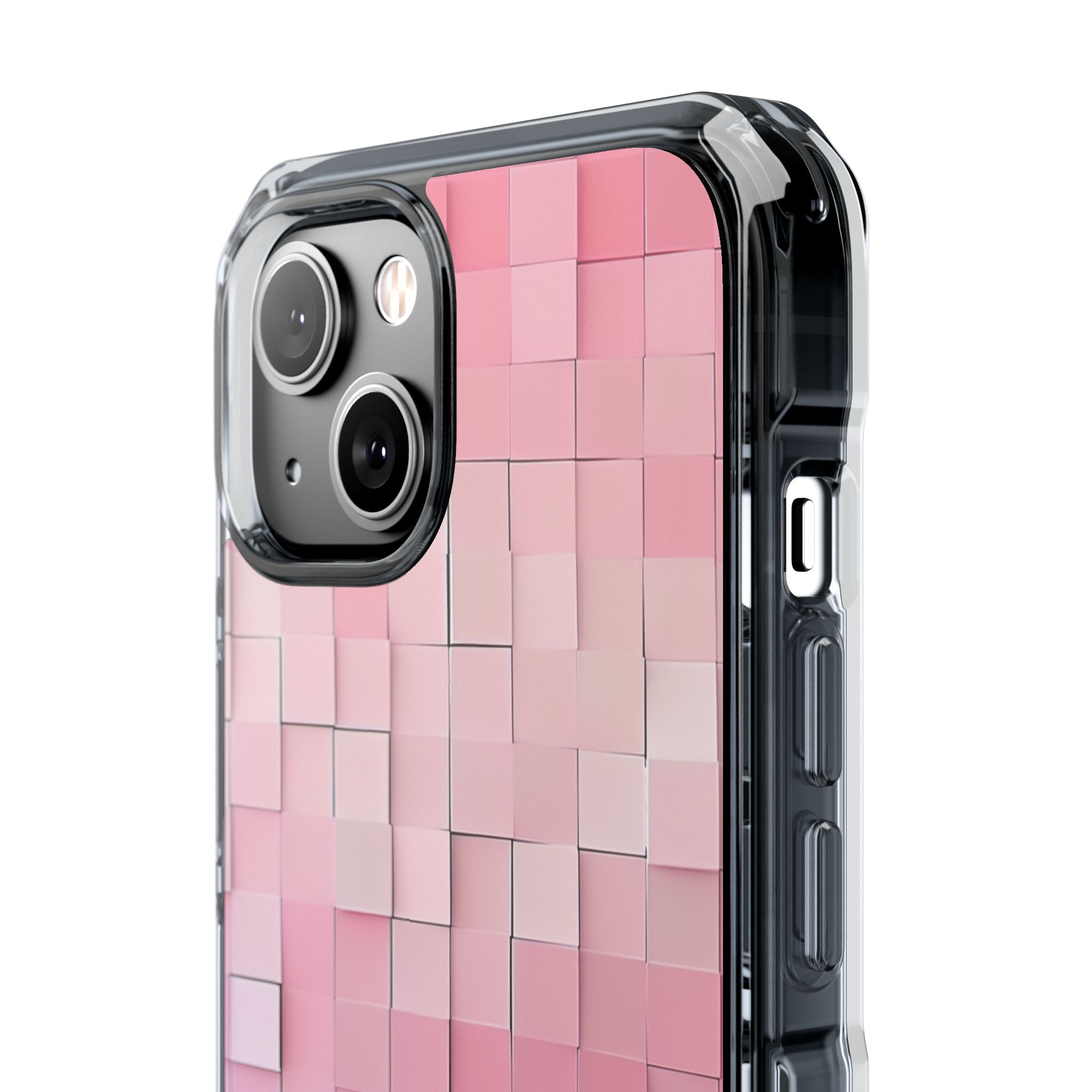 Pink Mosaic Glow iPhone 14 - Impact Clear+