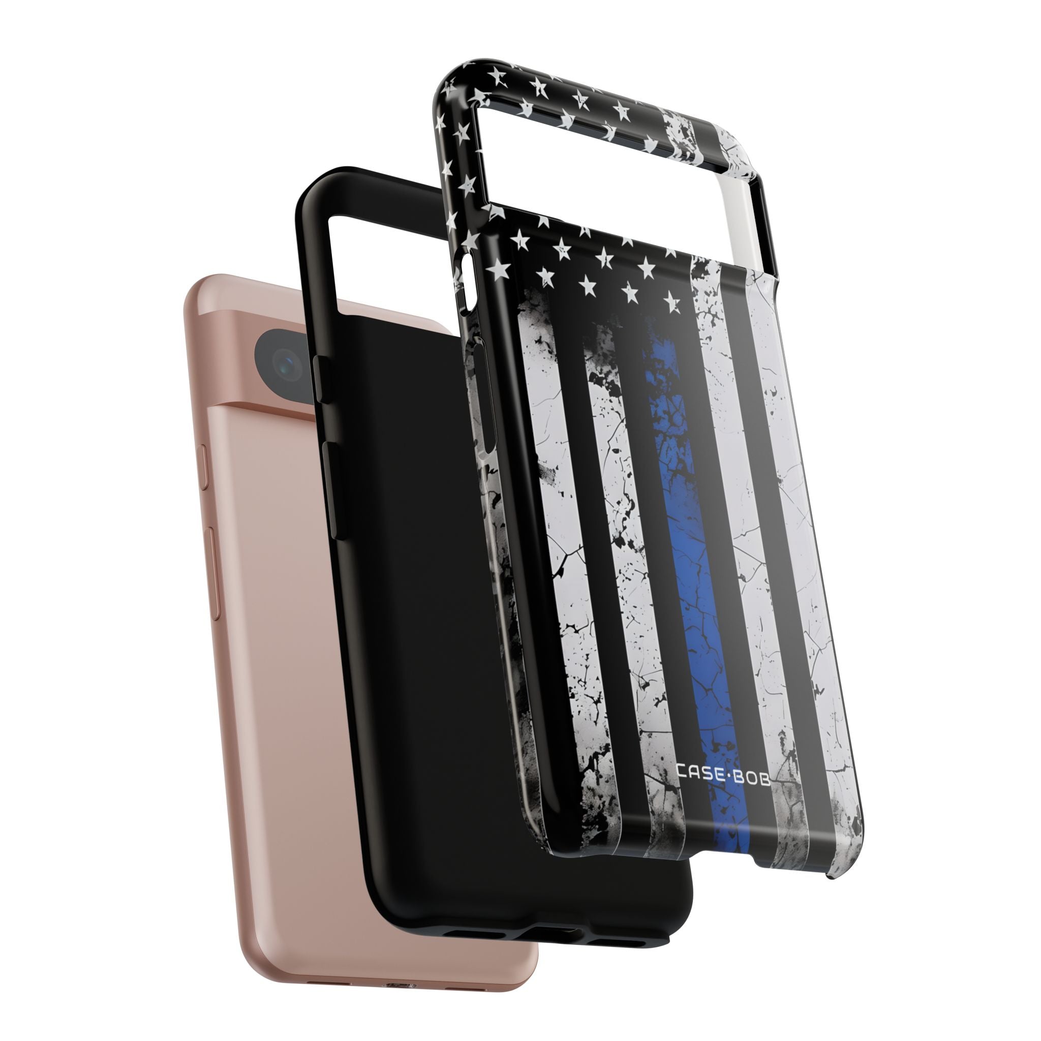 Blue Stripe Flag Google Pixel 8 Case - Tough