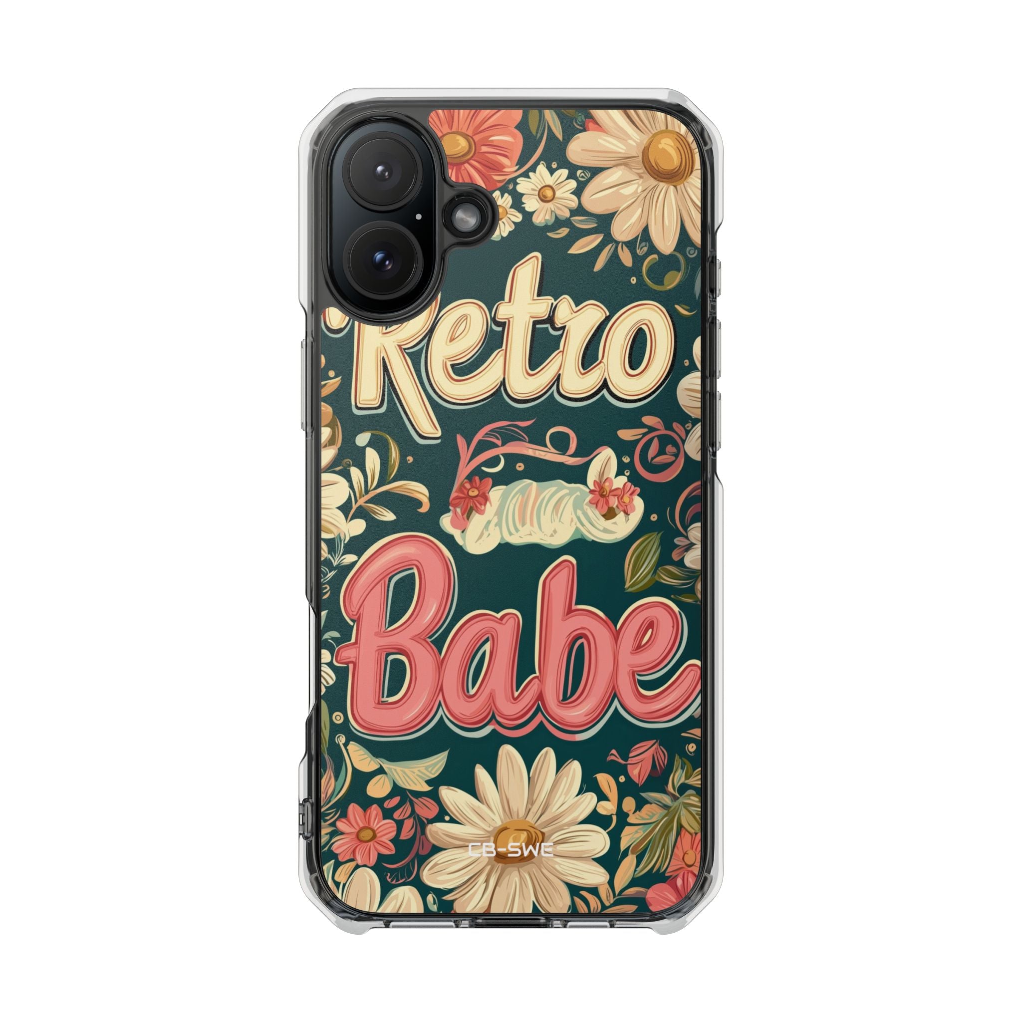 Floral Curves Embrace iPhone Case - Impact