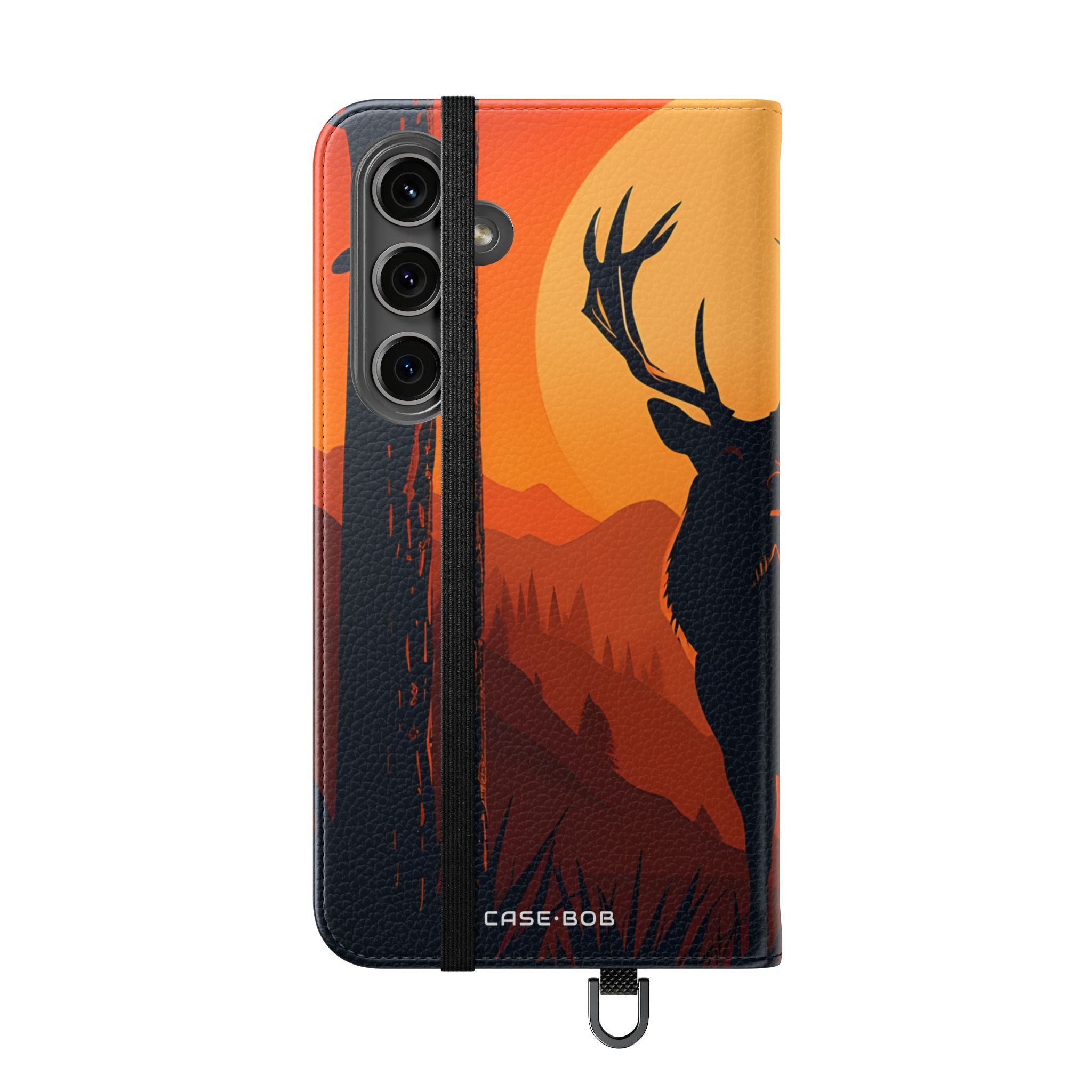 Stag Sunset - Samsung S24 Plus Case - Portemonnee