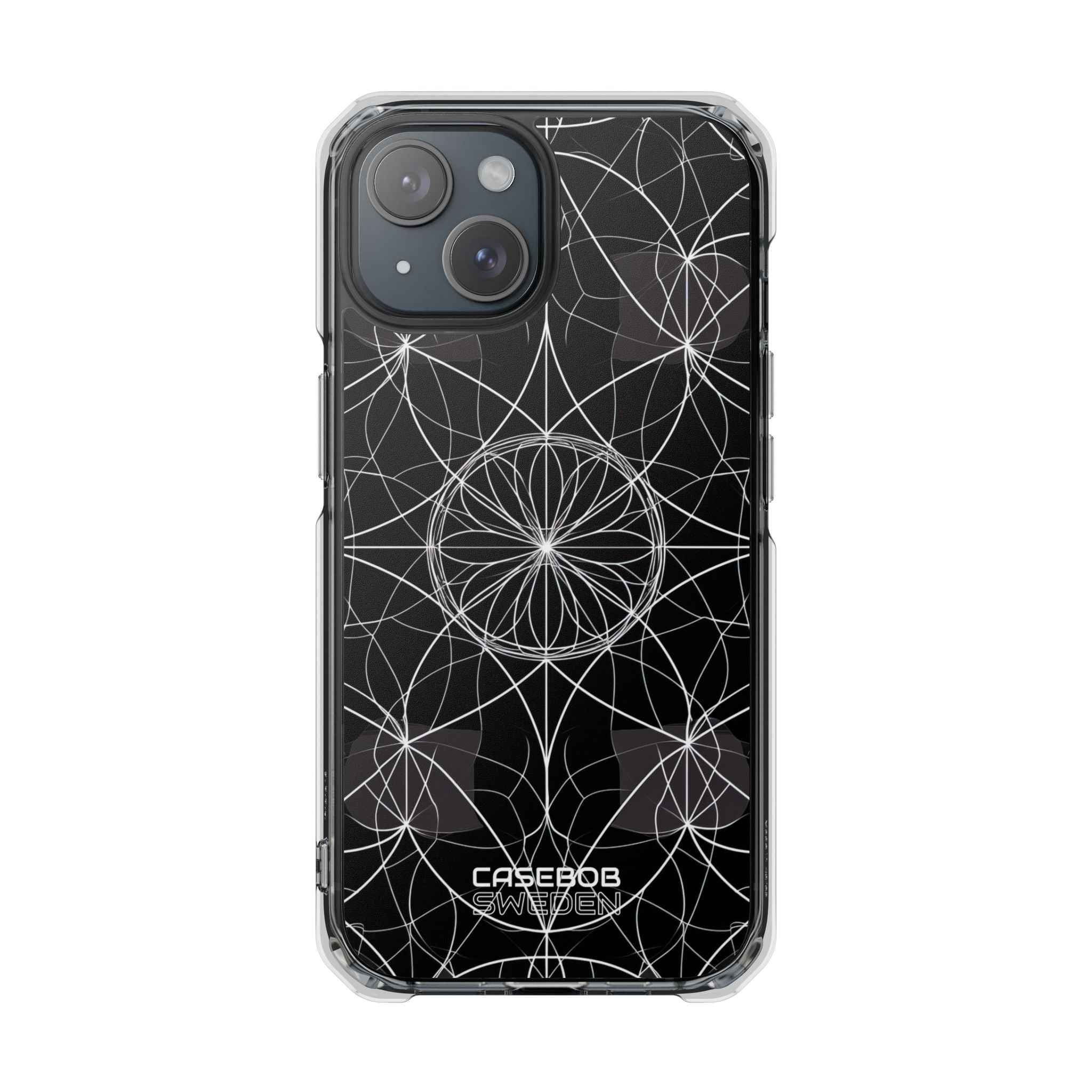 Symmetric Line Bloom iPhone 15 - Impact Clear+